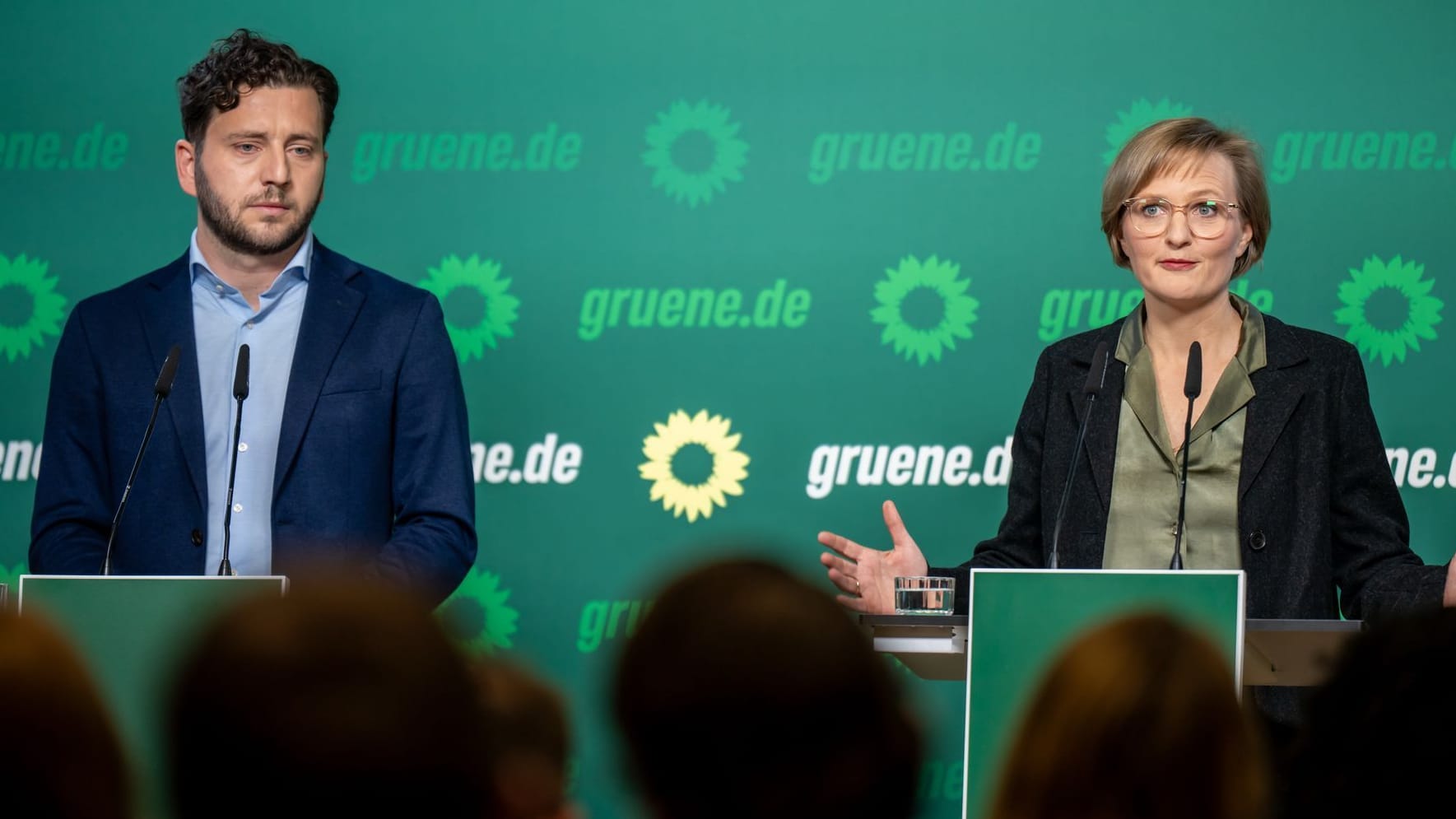 Grünen Pressekonferenz
