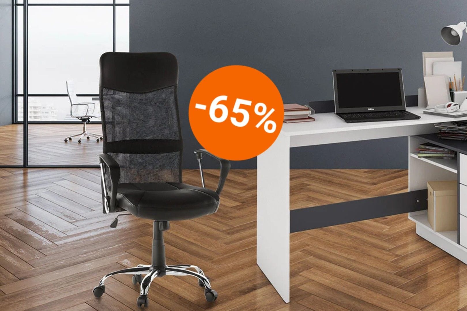 Sparen Sie jetzt 100 Euro auf den ergonomischen Bürostuhl von HJH Office – exklusiv bei Lidl.