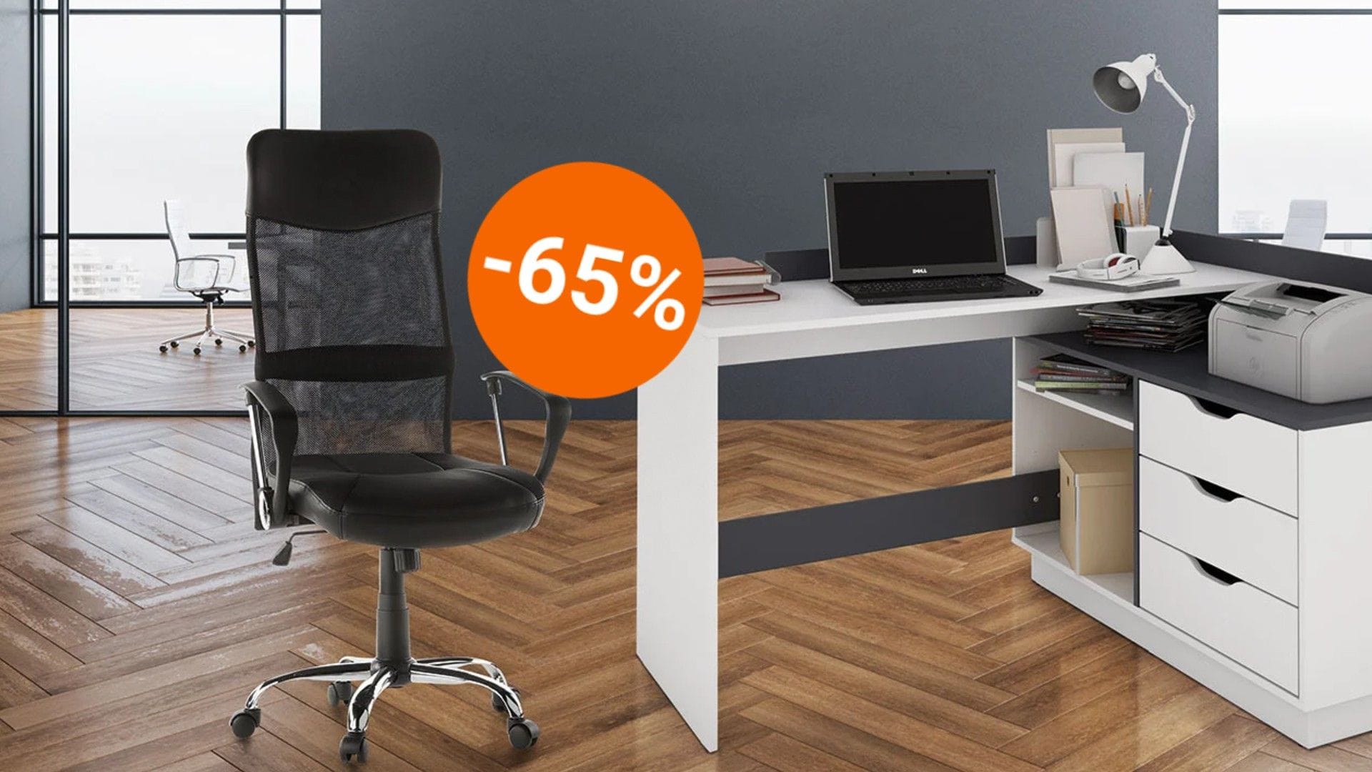 Sparen Sie jetzt 100 Euro auf den ergonomischen Bürostuhl von HJH Office – exklusiv bei Lidl.