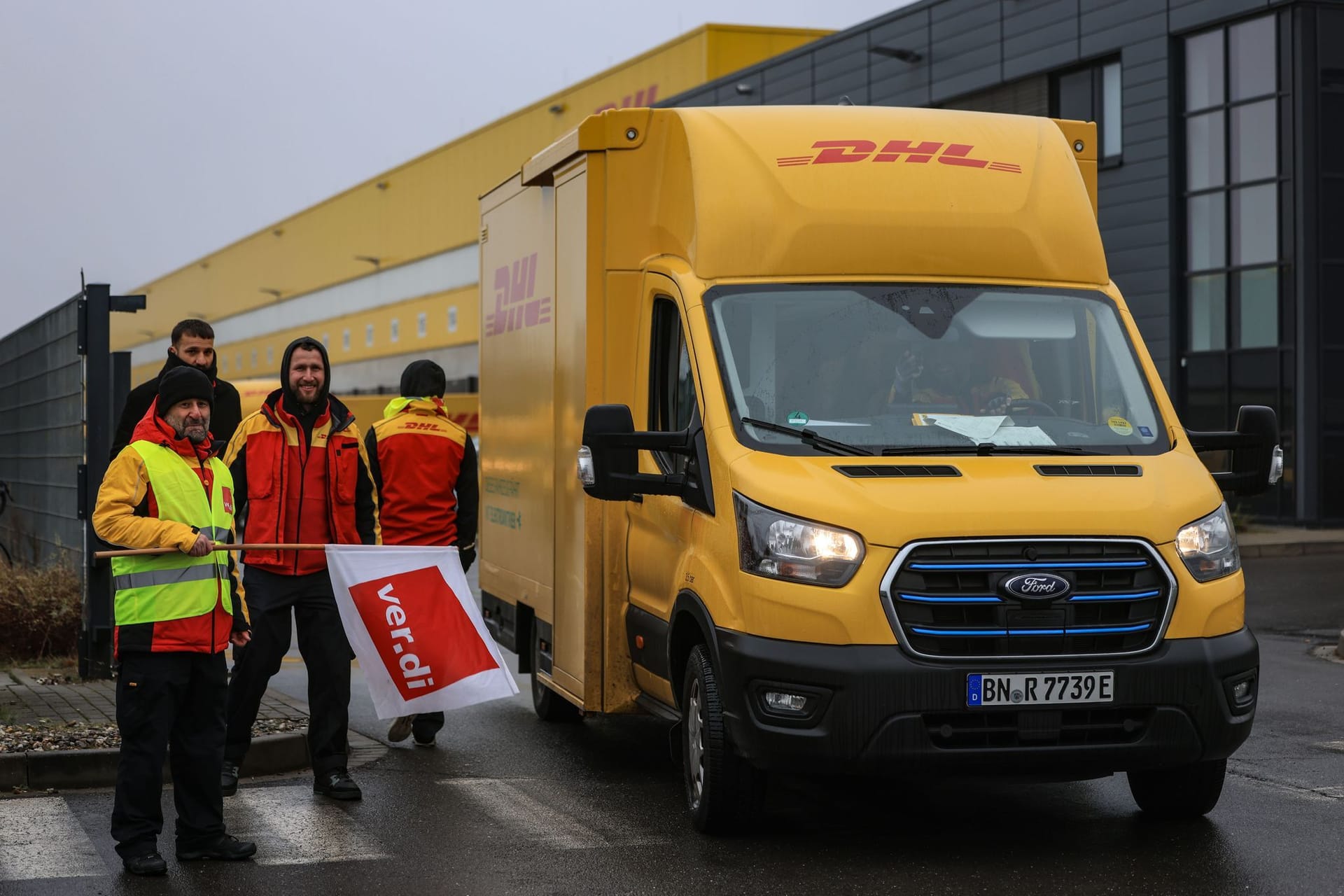 Verdi bestreikt Paketzentrum der Post