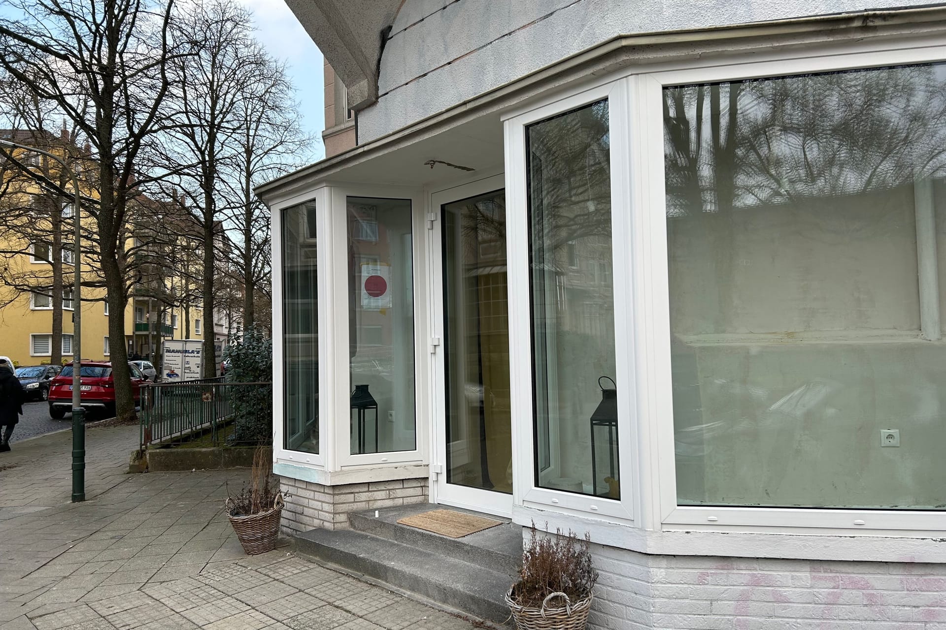 Der Eingang zu Mollys Café: Hier entsteht ein neues Lokal.