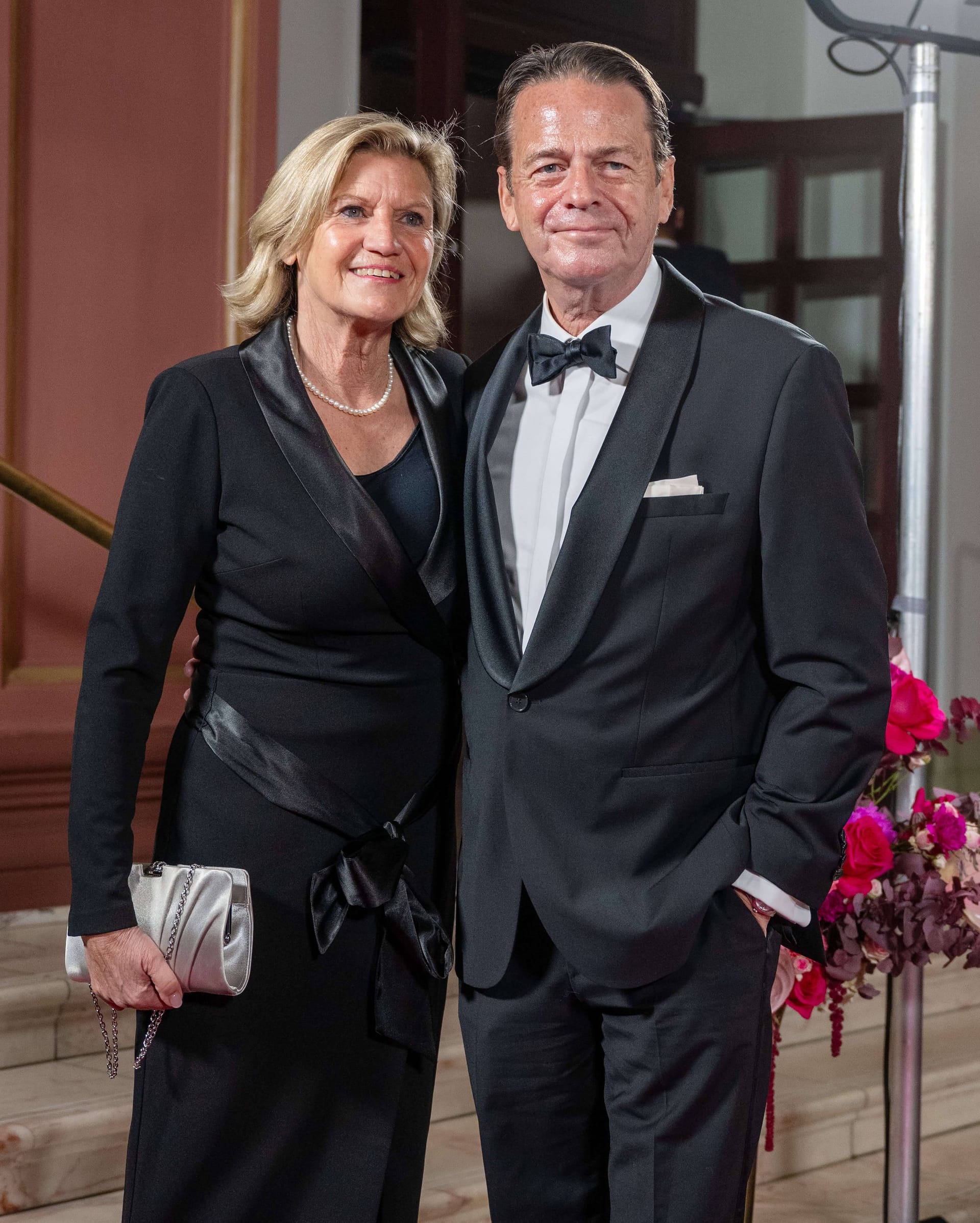 Rudi Cerne und seine Frau Christiane beim Sportpresseball in Frankfurt.