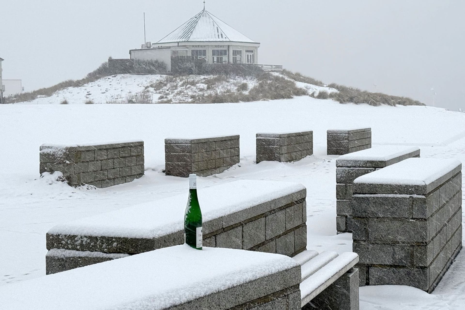 Winterwetter an der Nordsee