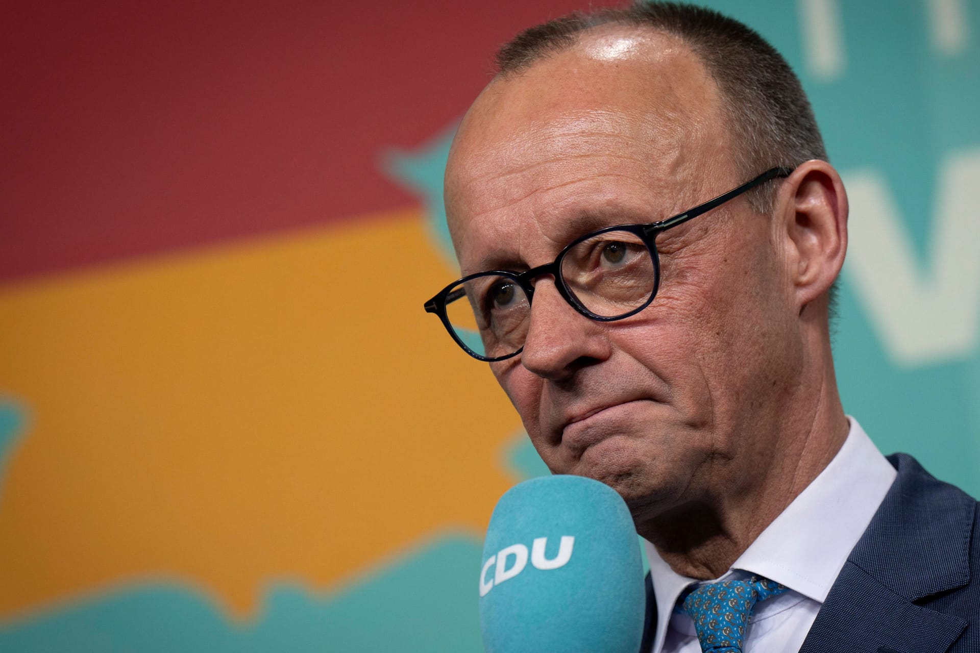 Friedrich Merz am Wahlabend.