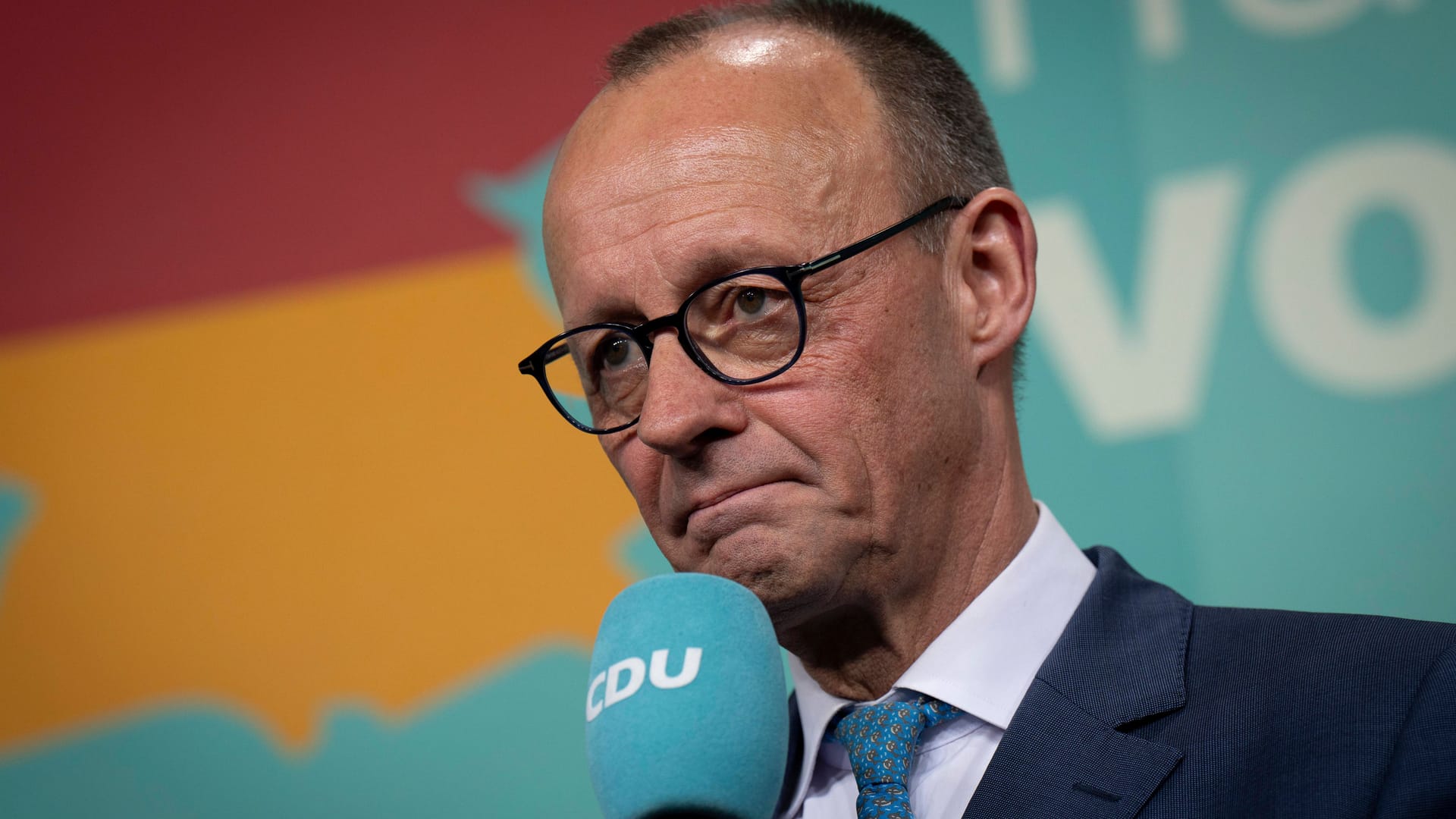 Friedrich Merz am Wahlabend.