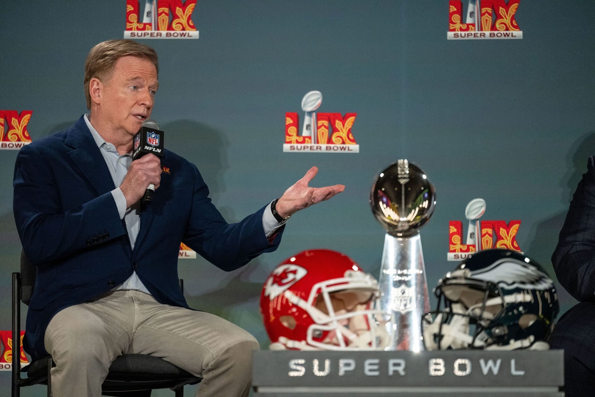 Super Bowl LIX - Pressekonferenz Roger Goodell