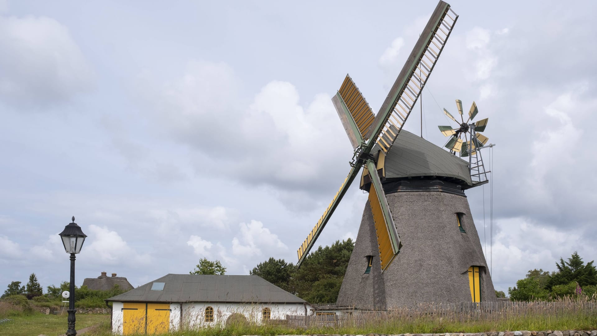 In der Amrumer Windmühle ist ein Museum beheimatet.