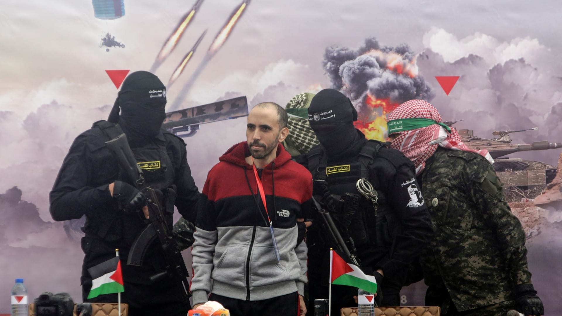 Nahostkonflikt - Freilassung von zwei Geiseln in Rafah Nahostkonflikt - Freilassung von zwei Geiseln in Rafah