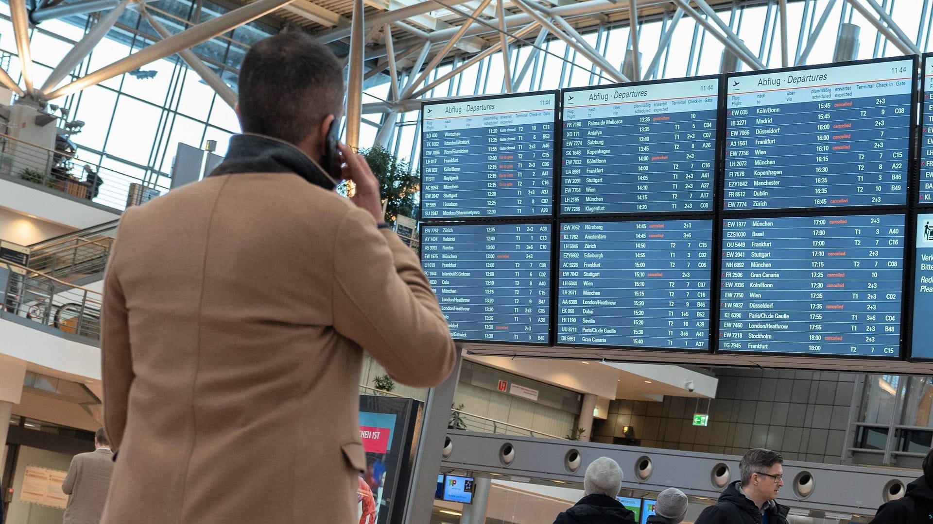 Streik am Flughafen Hamburg (Archivbild): Welche Folgen der aktuelle Arbeitskampf haben wird, ist noch unklar.