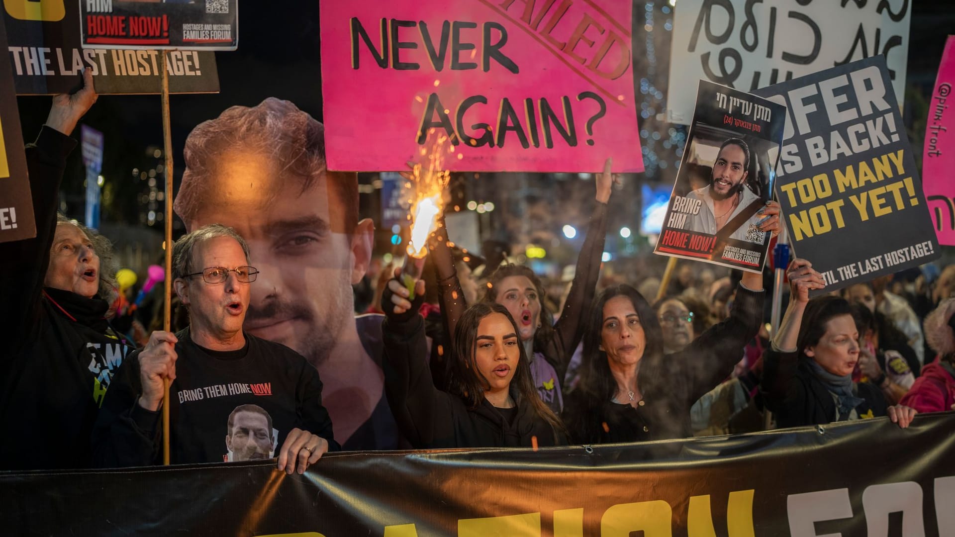 Nahostkonflikt - Demonstration in Tel Aviv