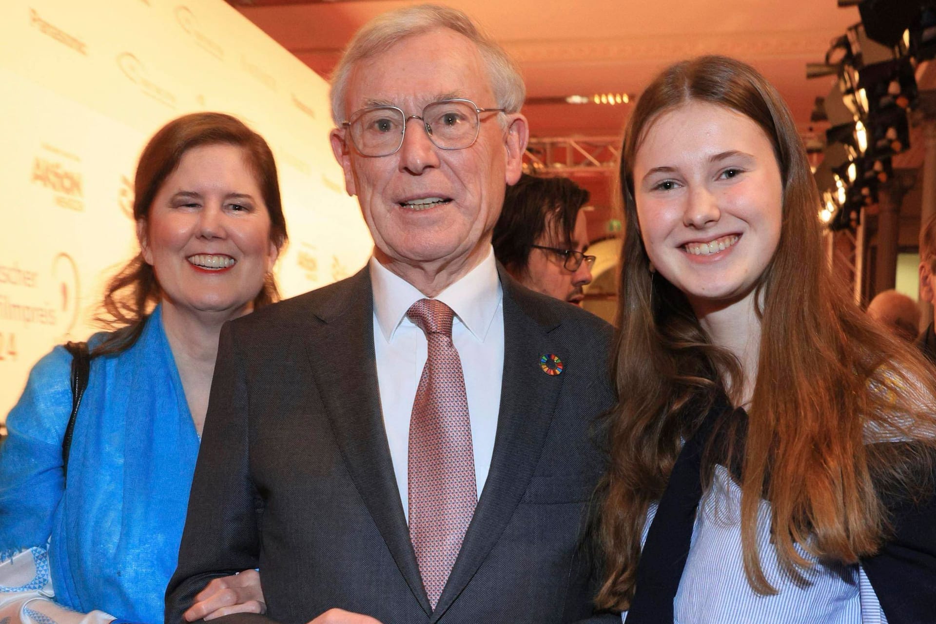 22. Deutscher Hörfilmpreis 2024: Horst Köhler besuchte das Event mit seiner Familie.