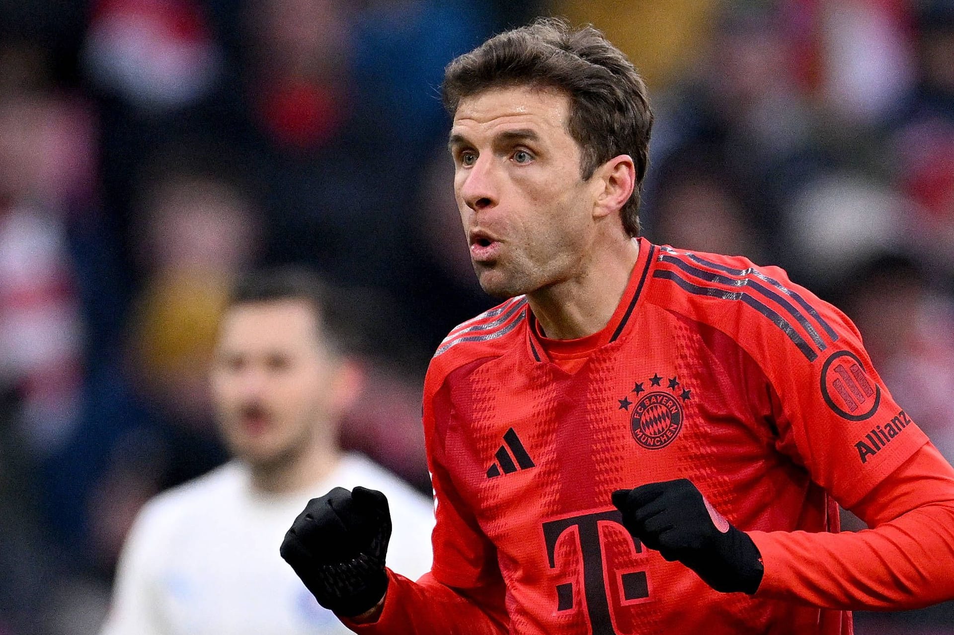 Thomas Müller: Im roten Trikot bekommt man ihn in der Champions League nicht zu sehen.