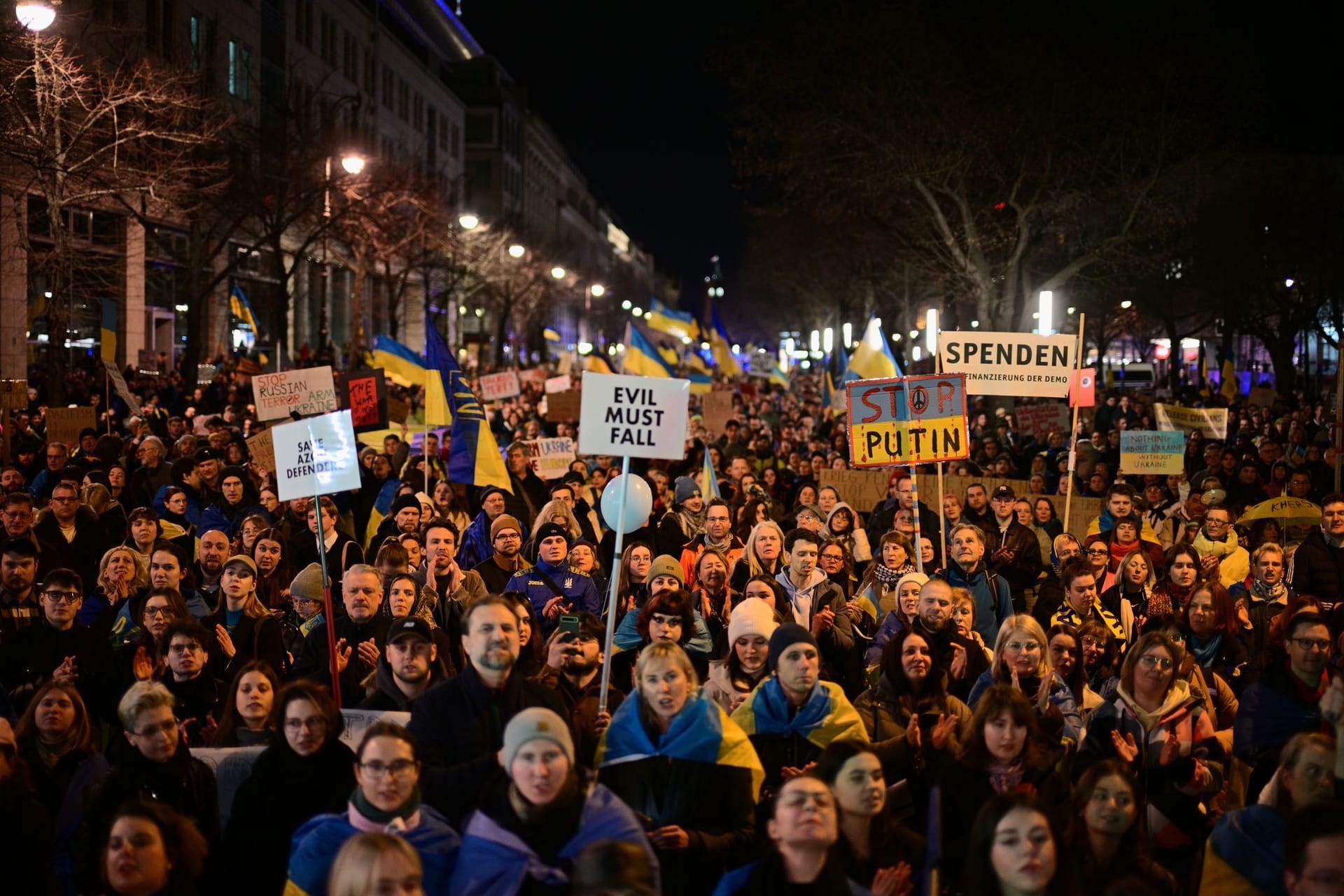 Ukrainekrieg - Demonstration Berlin