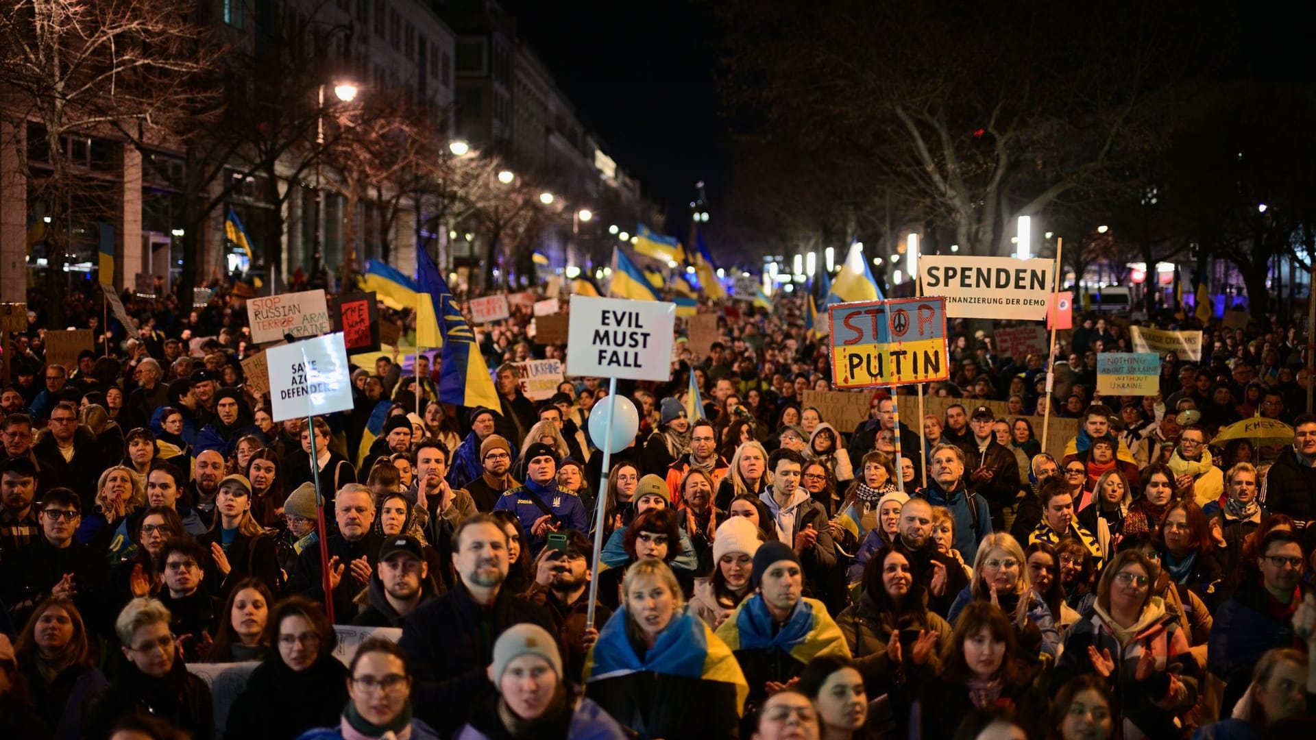 Ukrainekrieg - Demonstration Berlin