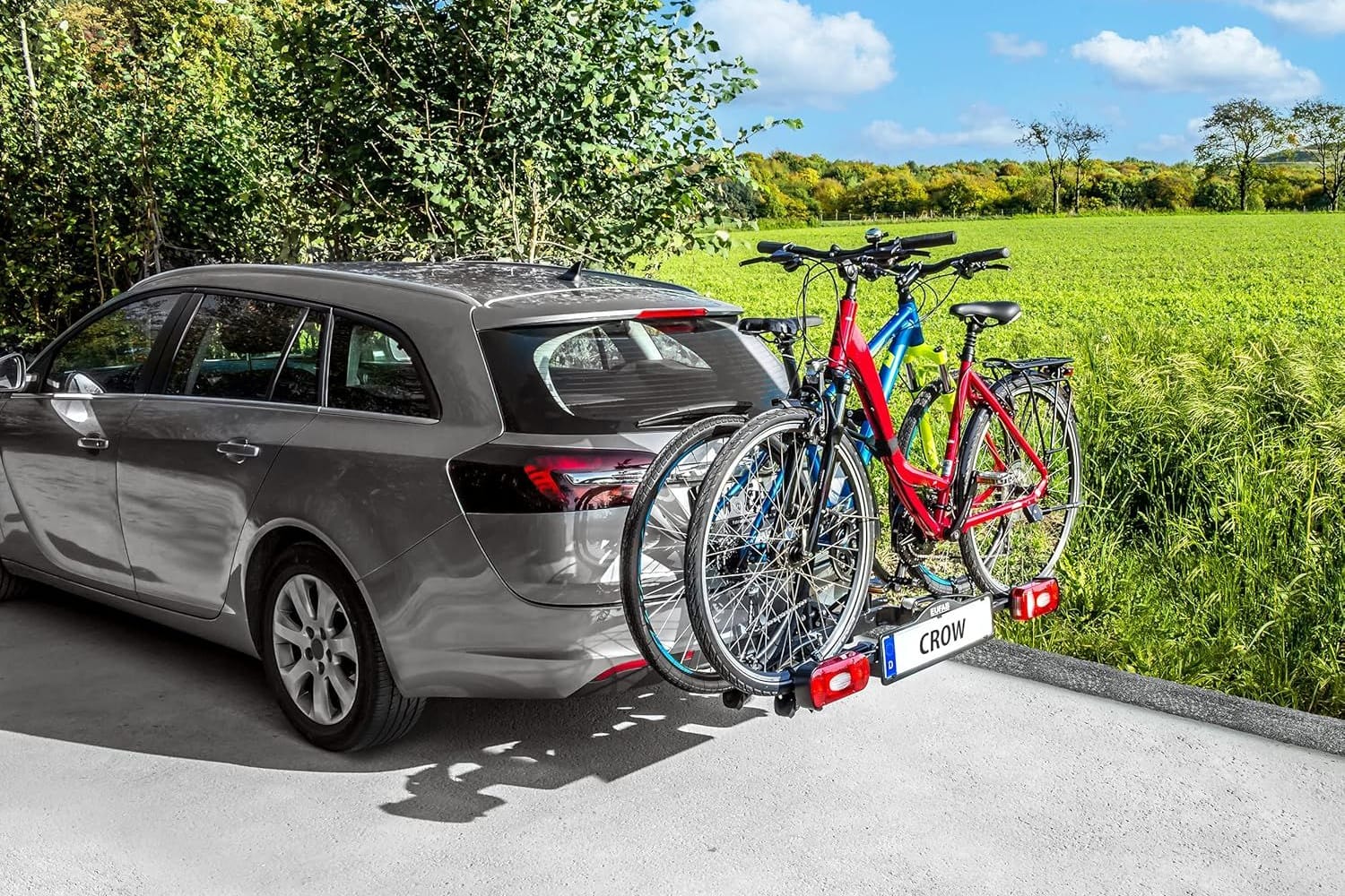 Für Ausflüge und Urlaub: Der Fahrradträger von Eufab ist heute so günstig wie fast nie.