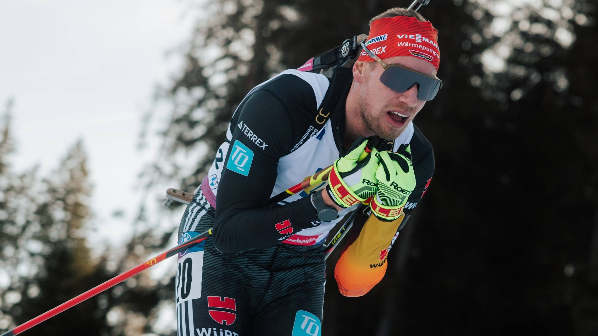 Johannes Kühn bei der Biathlon-WM in Lenzerheide: Der 33-Jährige hört kommendes Jahr auf.