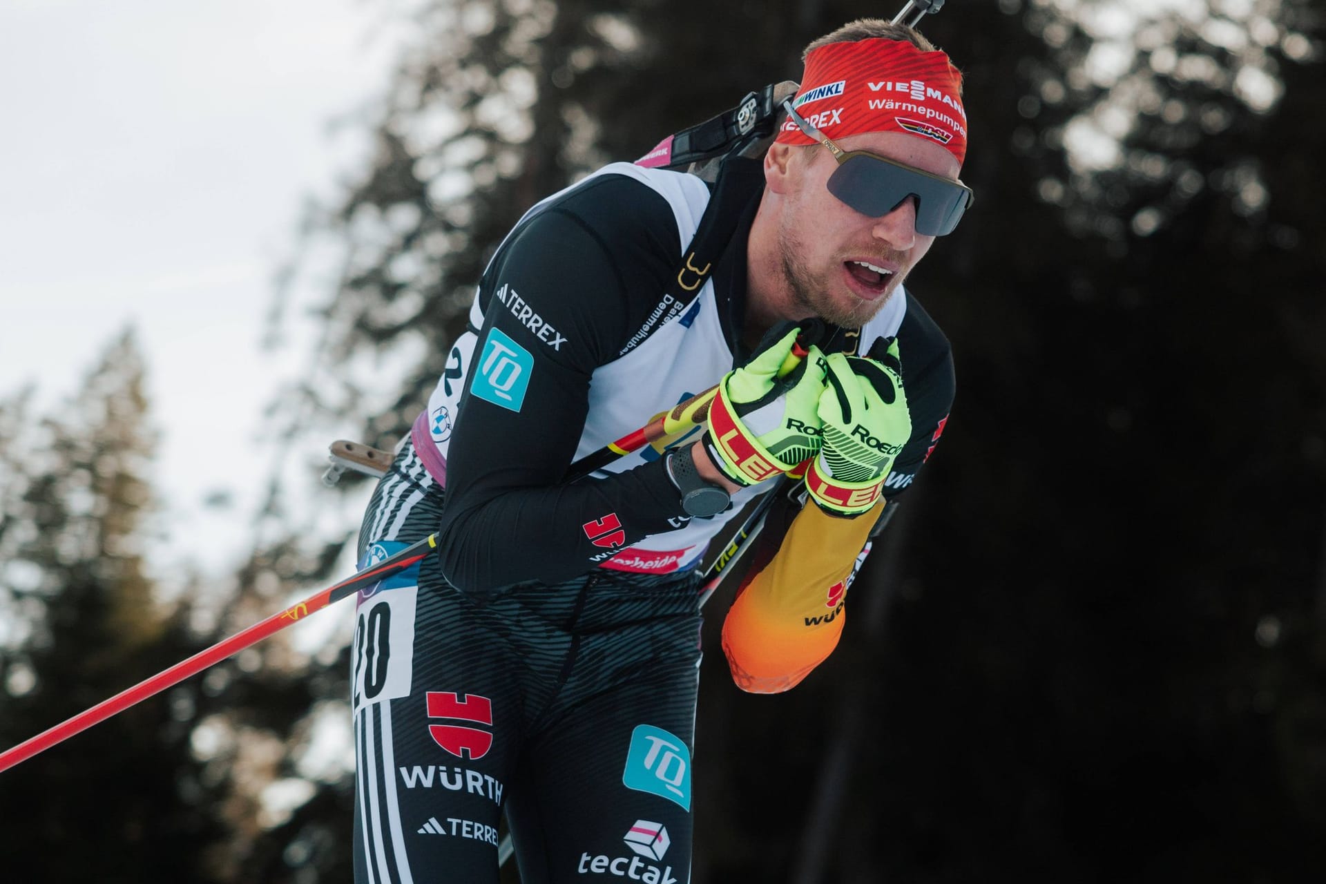 Johannes Kühn bei der Biathlon-WM in Lenzerheide: Der 33-Jährige hört kommendes Jahr auf.