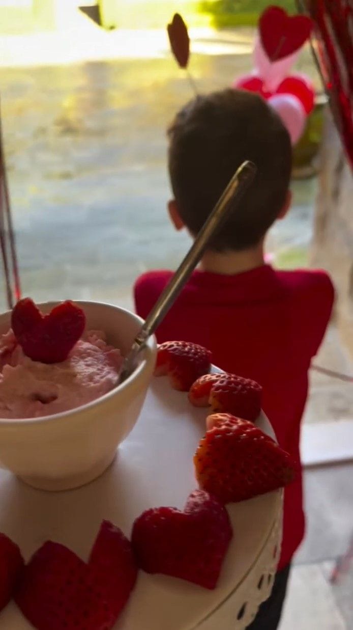 Herzogin Meghan richtete einen Valentinstagssnack an.