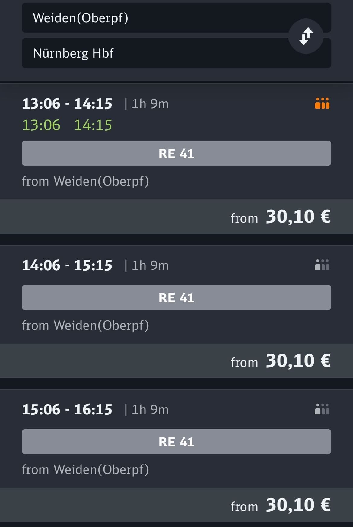 Vom Land in die Großstadt: Eine einfache Fahrt kostet bereits mehr als die Hälfte des Monatspreises für das Deutschlandticket.