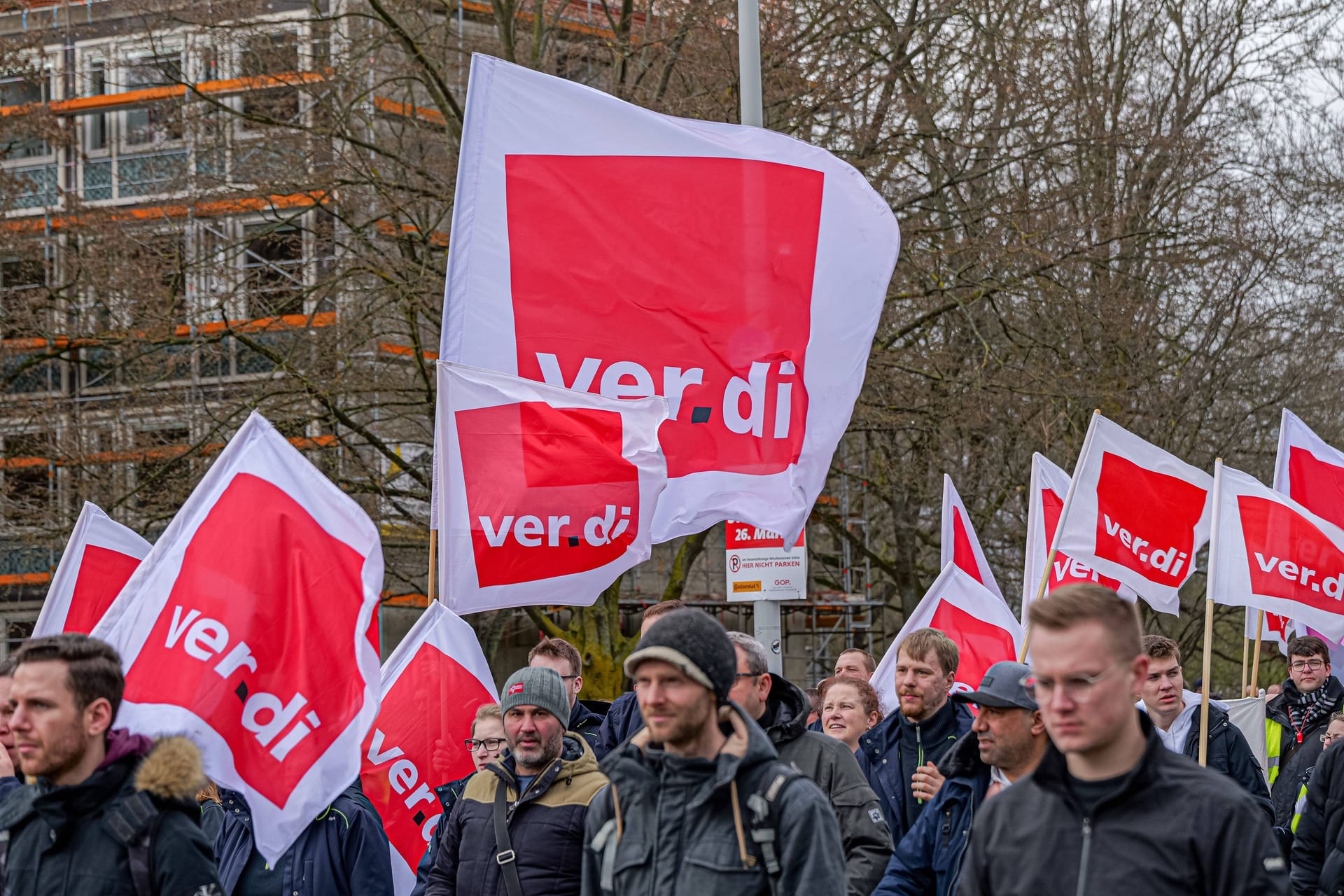 Großer Streiktag von Verdi in Hannover (Archivbild): Die Gewerkschaft kämpft für bessere Arbeitsbedingungen ihrer Beschäftigten.