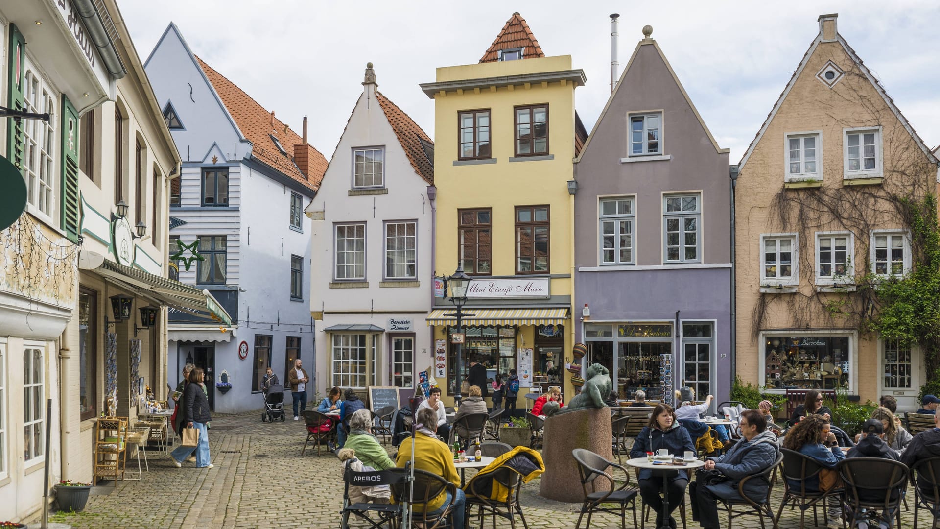 Schnoorviertel in Bremen: Die Bevölkerungszahl ist im kleinsten Bundesland gewachsen.