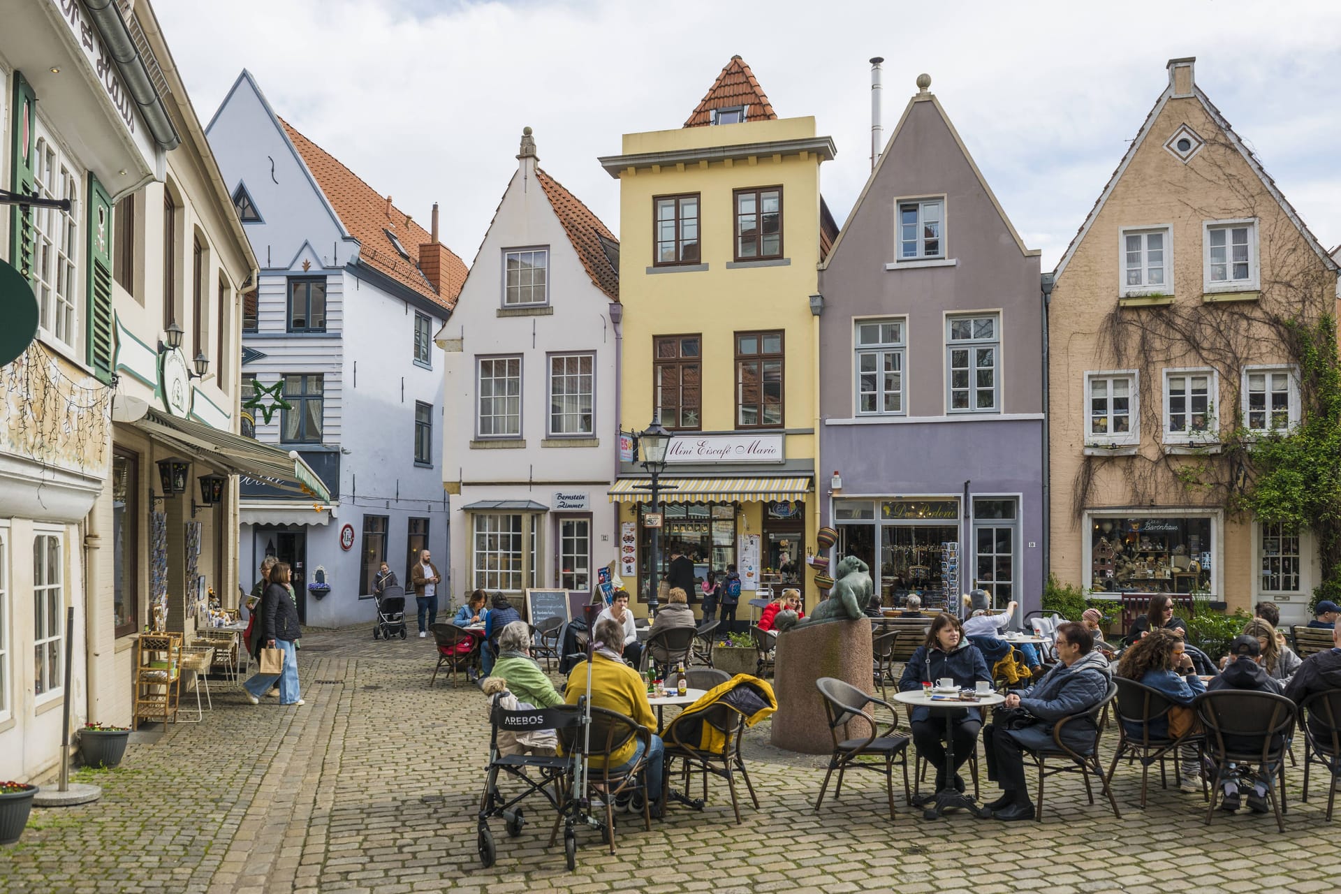 Schnoorviertel in Bremen: Die Bevölkerungszahl ist im kleinsten Bundesland gewachsen.