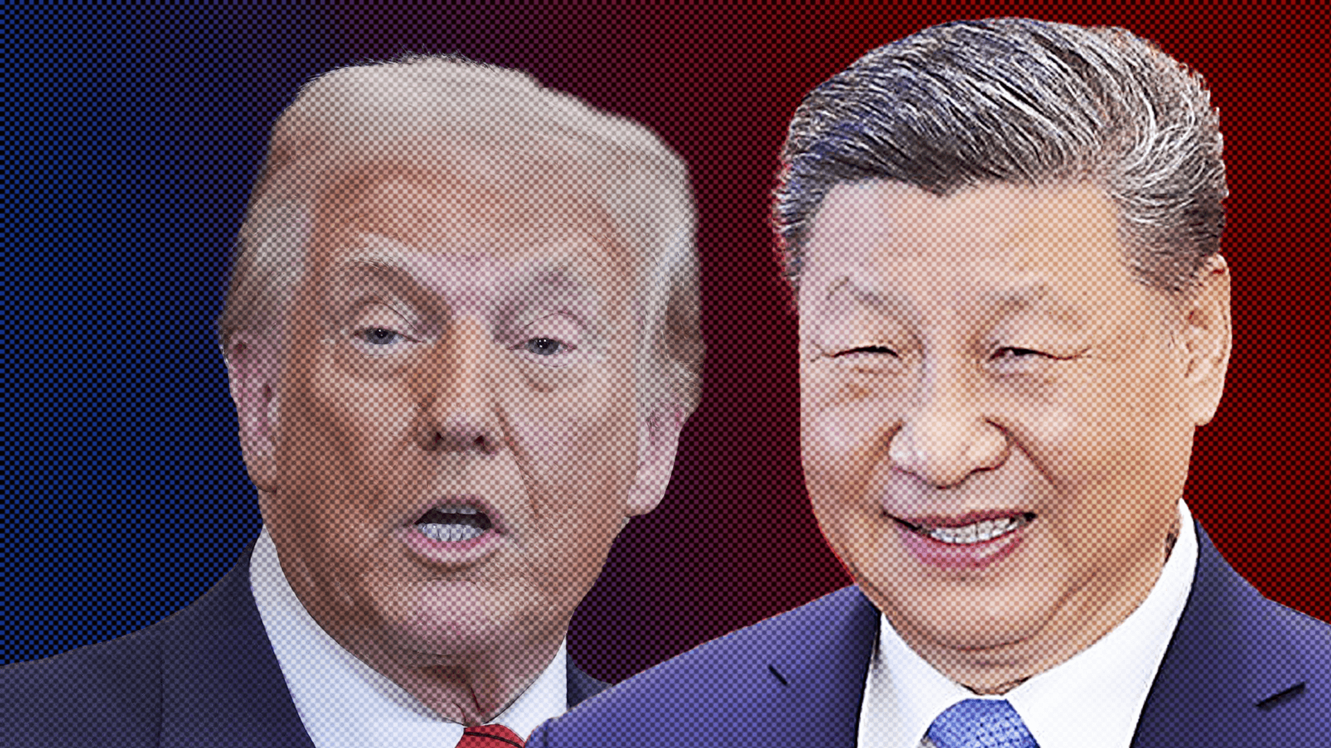 US-Präsident Donald Trump und sein chinesischer Amtskollege Xi Jinping: China könnte von der aggressiven Außenpolitik der USA profitieren.