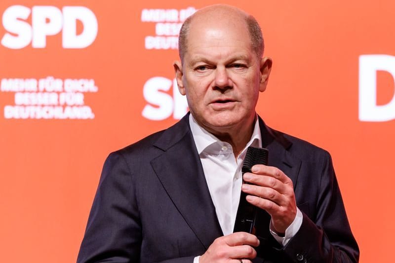 Olaf Scholz in Fürth: Am Donnerstag war er in der Stadthalle zu Gast – auch dort war der Anschlag in München Thema.