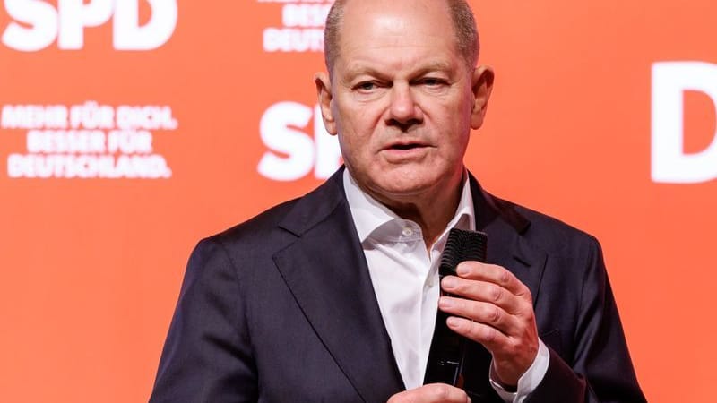 Olaf Scholz in Fürth: Am Donnerstag war er in der Stadthalle zu Gast – auch dort war der Anschlag in München Thema.