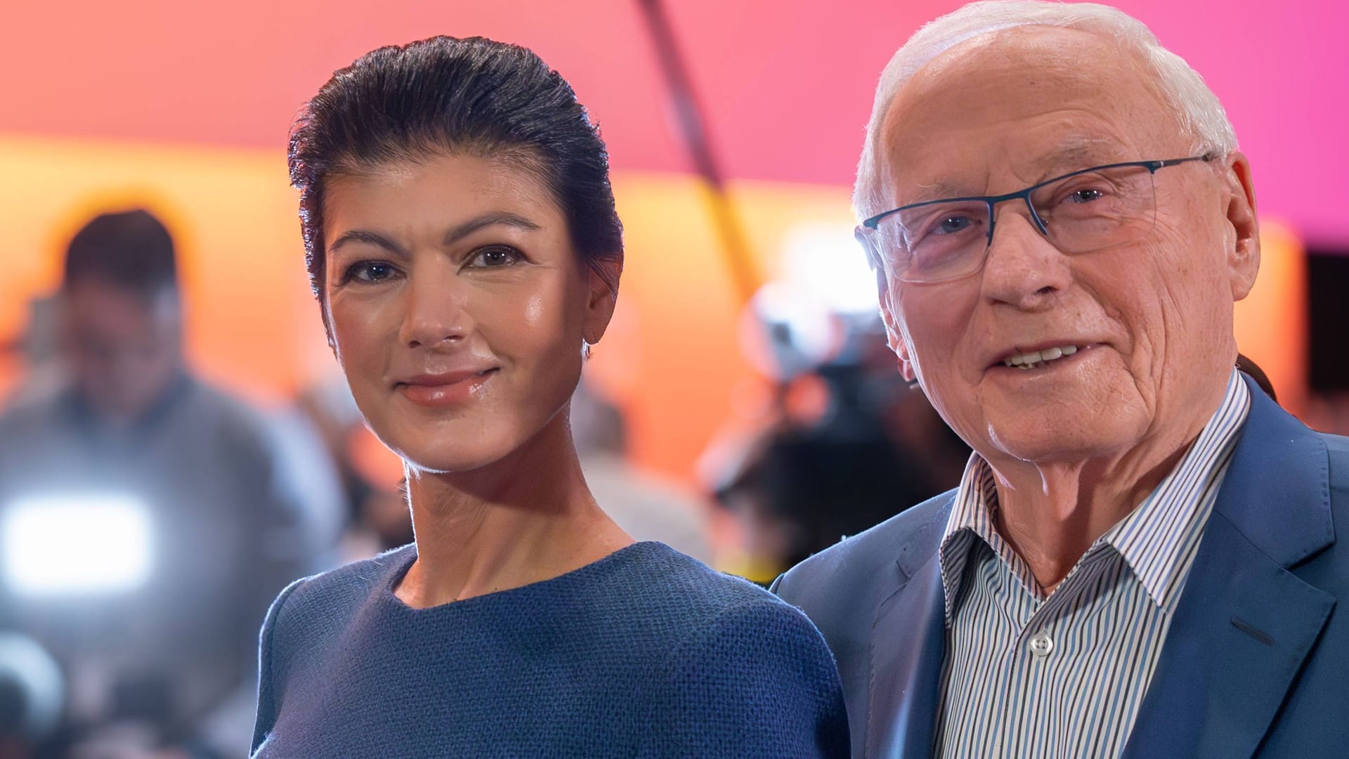 Sahra Wagenknecht und Oskar Lafontaine: Er unterstützt sie.