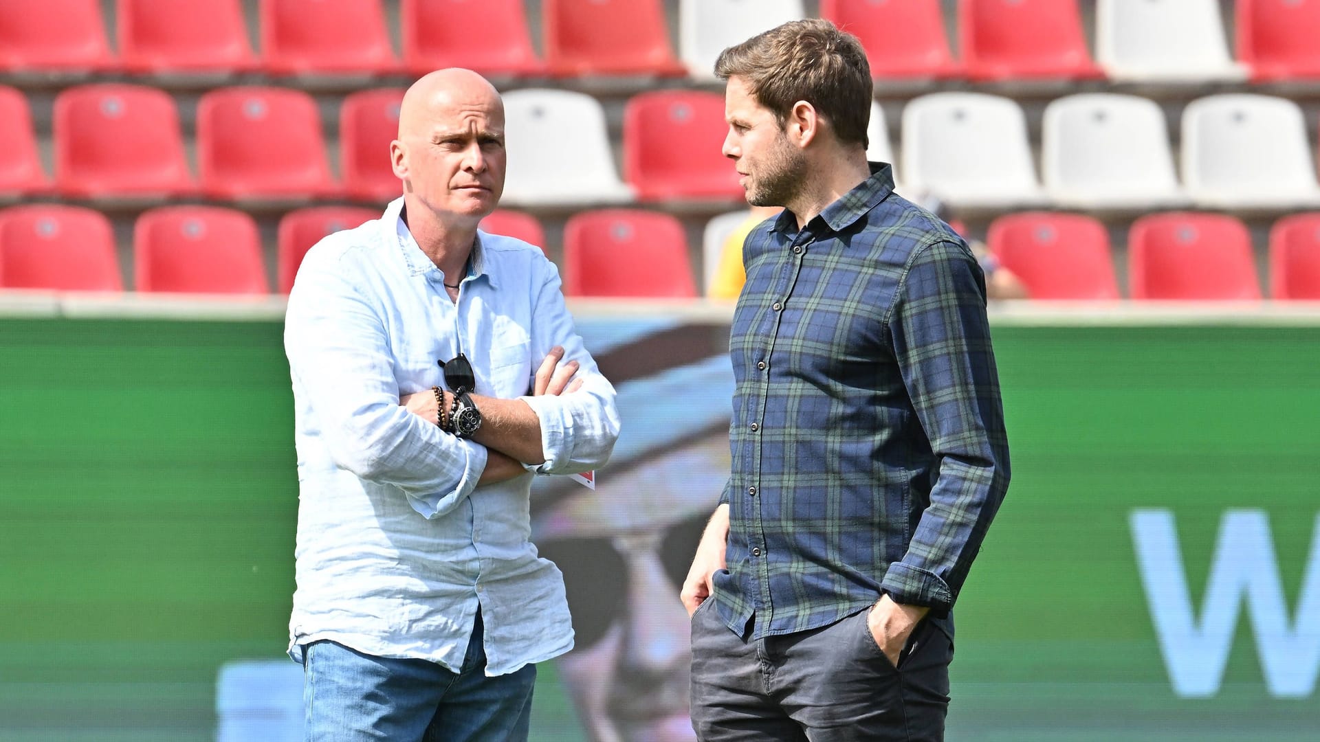 Robert Reisingers (l.) Amtszeit als Präsident endet im Sommer nach acht Jahren: Wie geht es nun mit Sport-Geschäftsführer Christian Werner (r.) weiter?