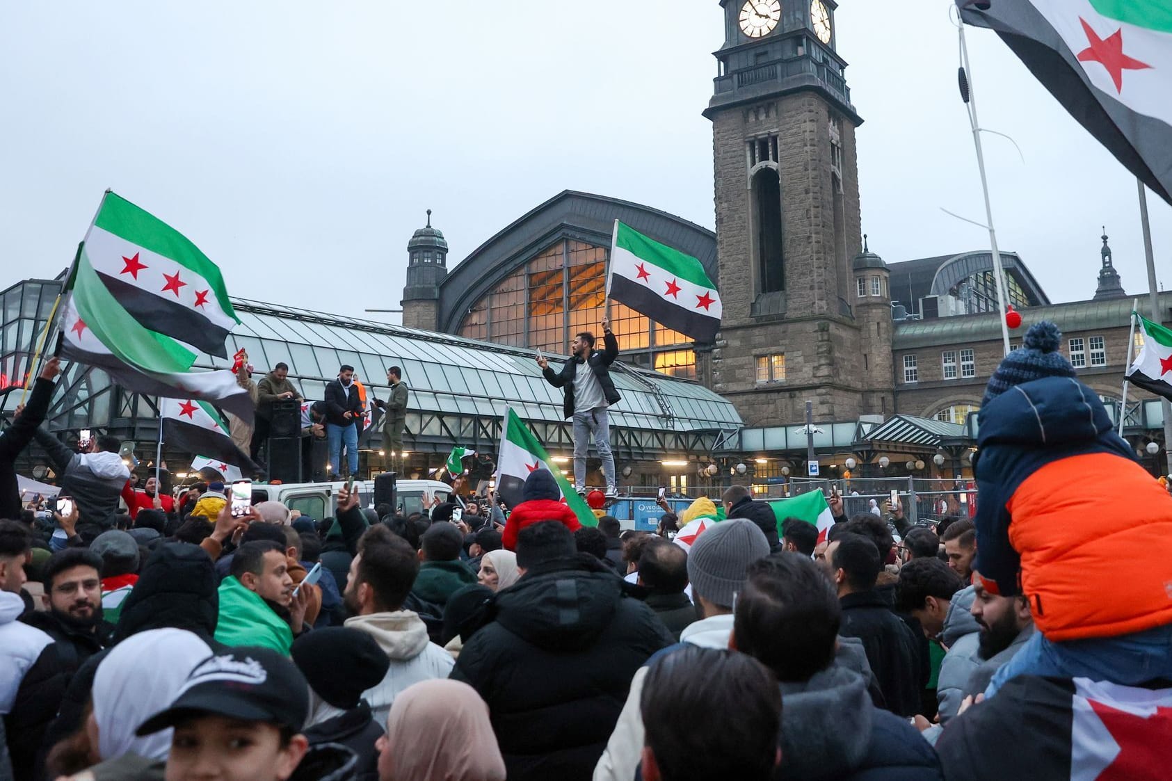 syrische Kundgebung in Hamburg