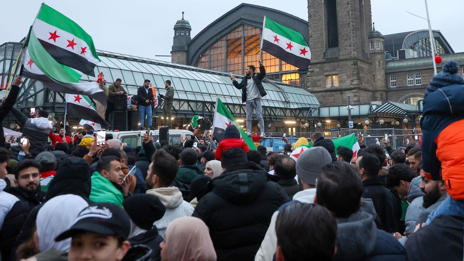 syrische Kundgebung in Hamburg