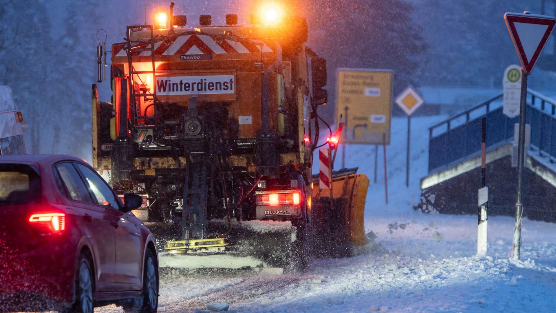 Neuschnee im Schwarzwald und der Schwäbischen Alb