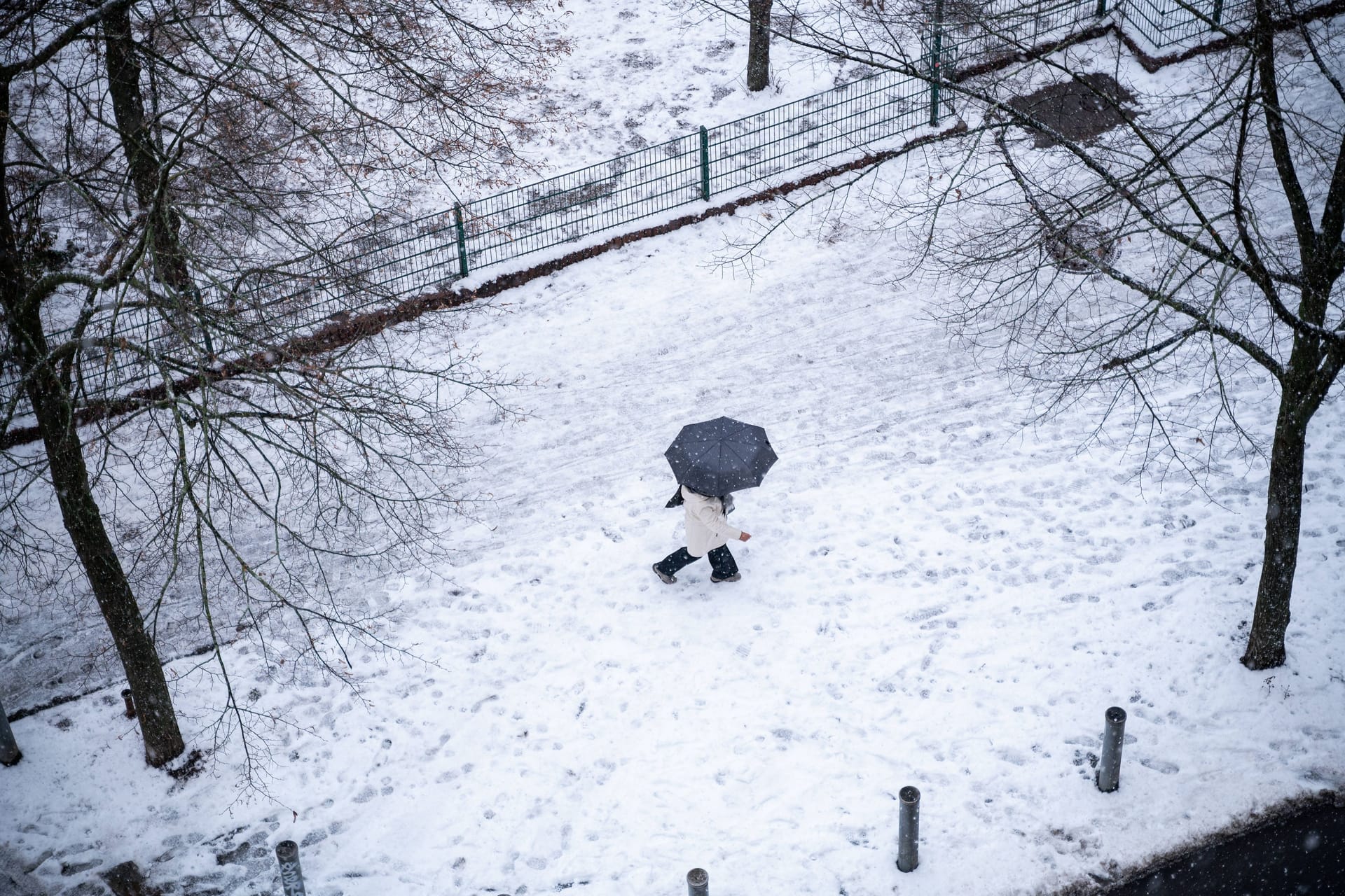 Schnee in Berlin: Im Osten Deutschlands fallen die Temperaturen auf bis zu minus 15 Grad.