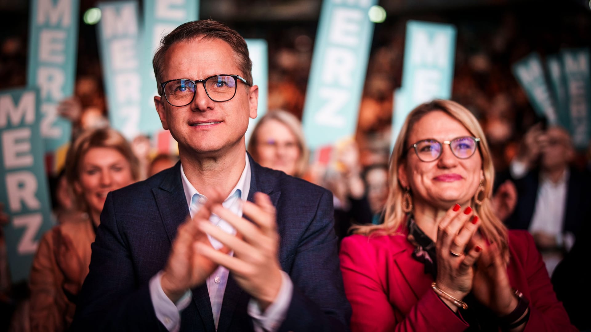 "Muss über die 30 gehen": Generalsekretär Linnemann setzt seine Zielmarke für die Wahl.