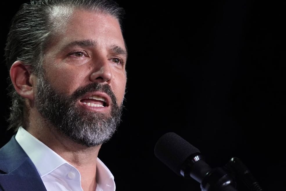 Donald Trump Jr. spricht bei einer Wahlkampfveranstaltung seines Vaters (Archivbild).