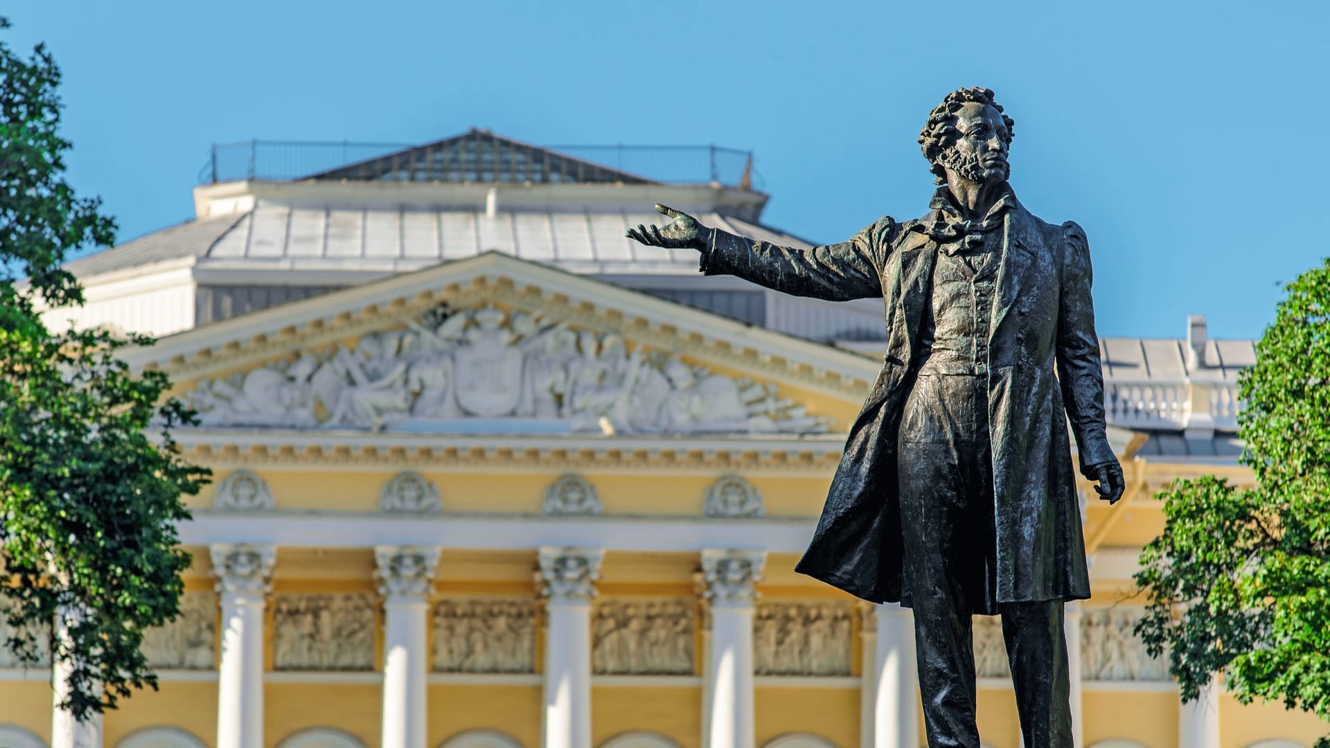 Puschkin-Denkmal in Russland: In Israel führte eine seiner Schöpfungen zu Verwirrung.