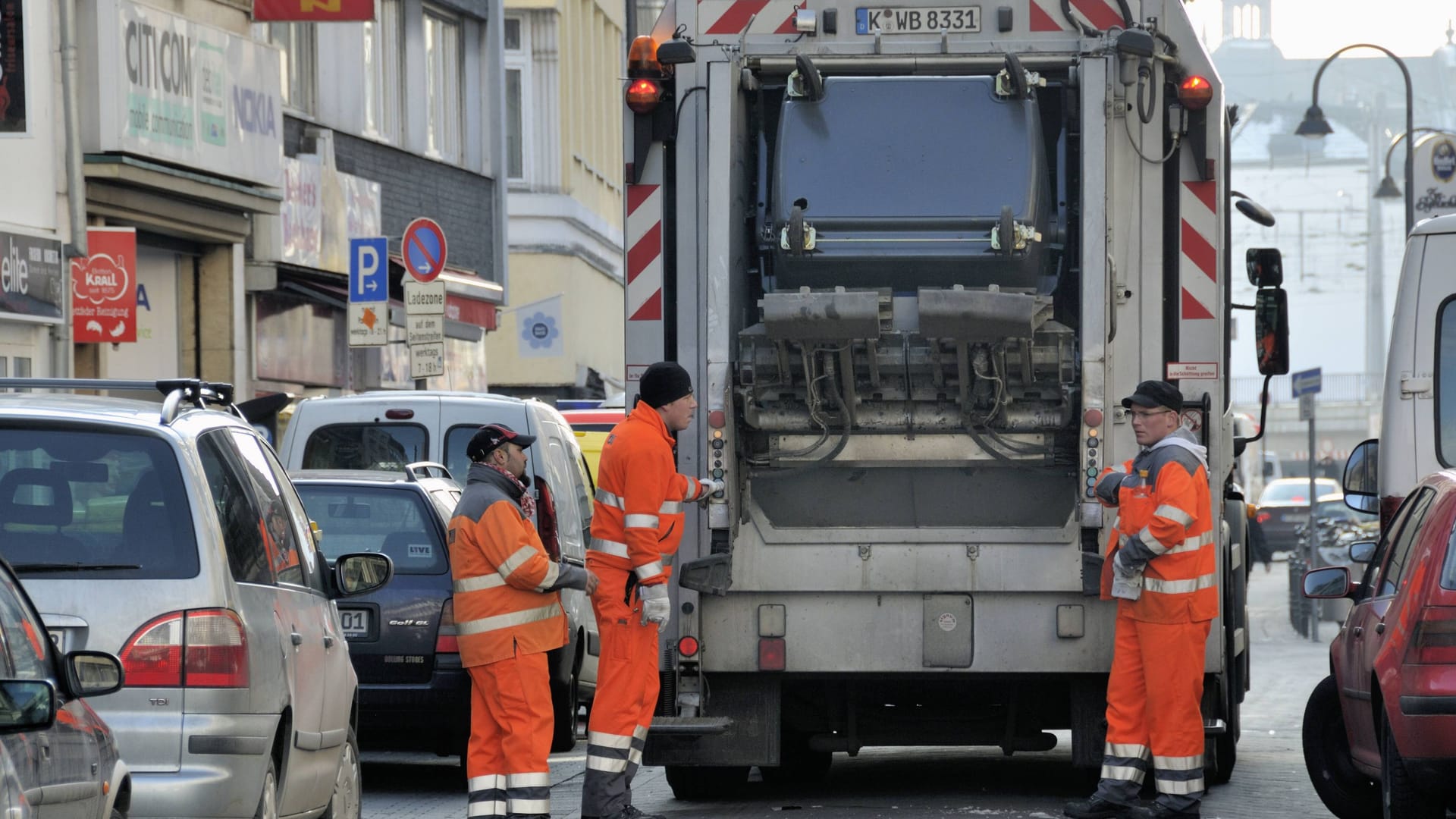 Die AWB bei der Arbeit (Archivbild): An Karneval