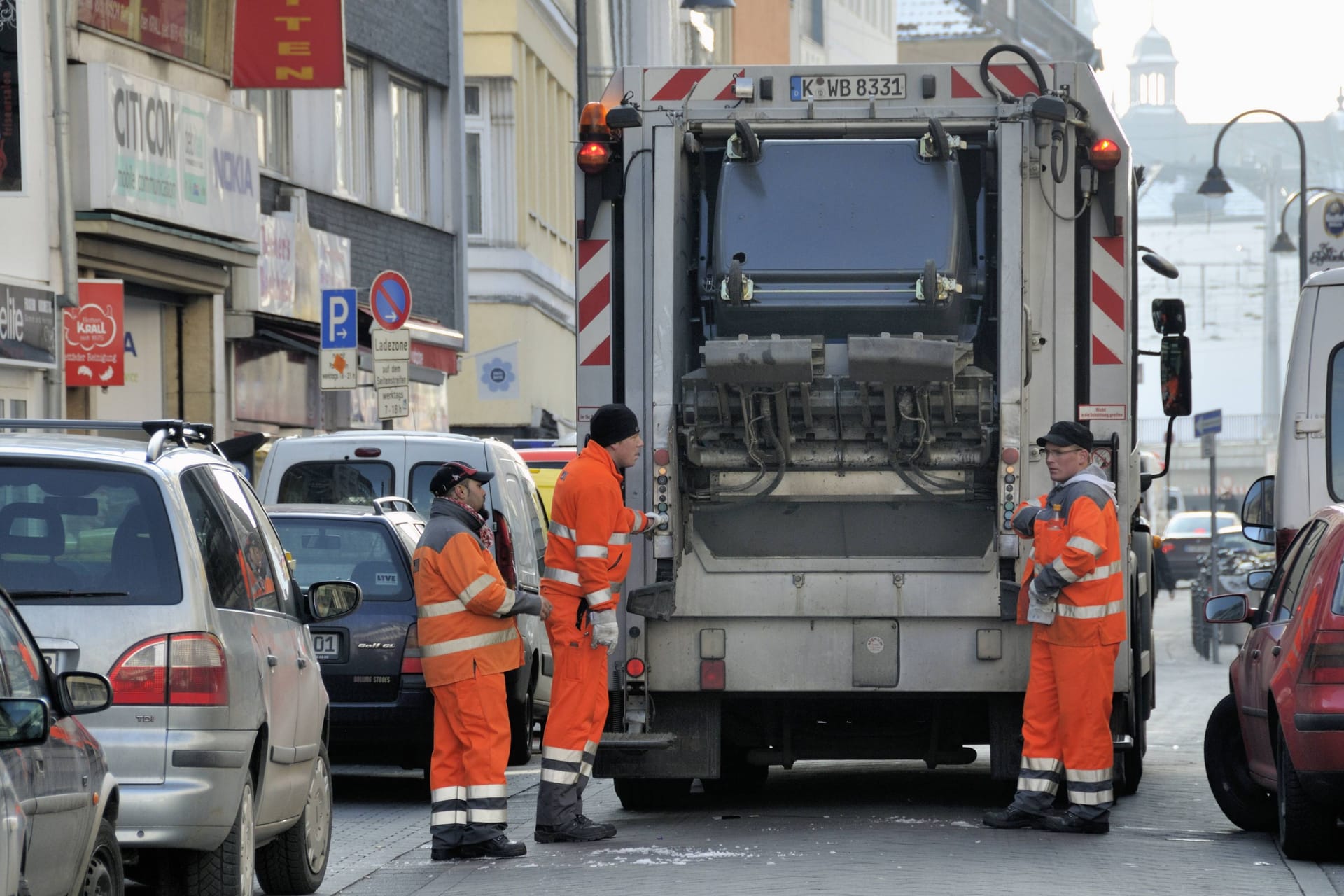 Die AWB bei der Arbeit (Archivbild): An Karneval