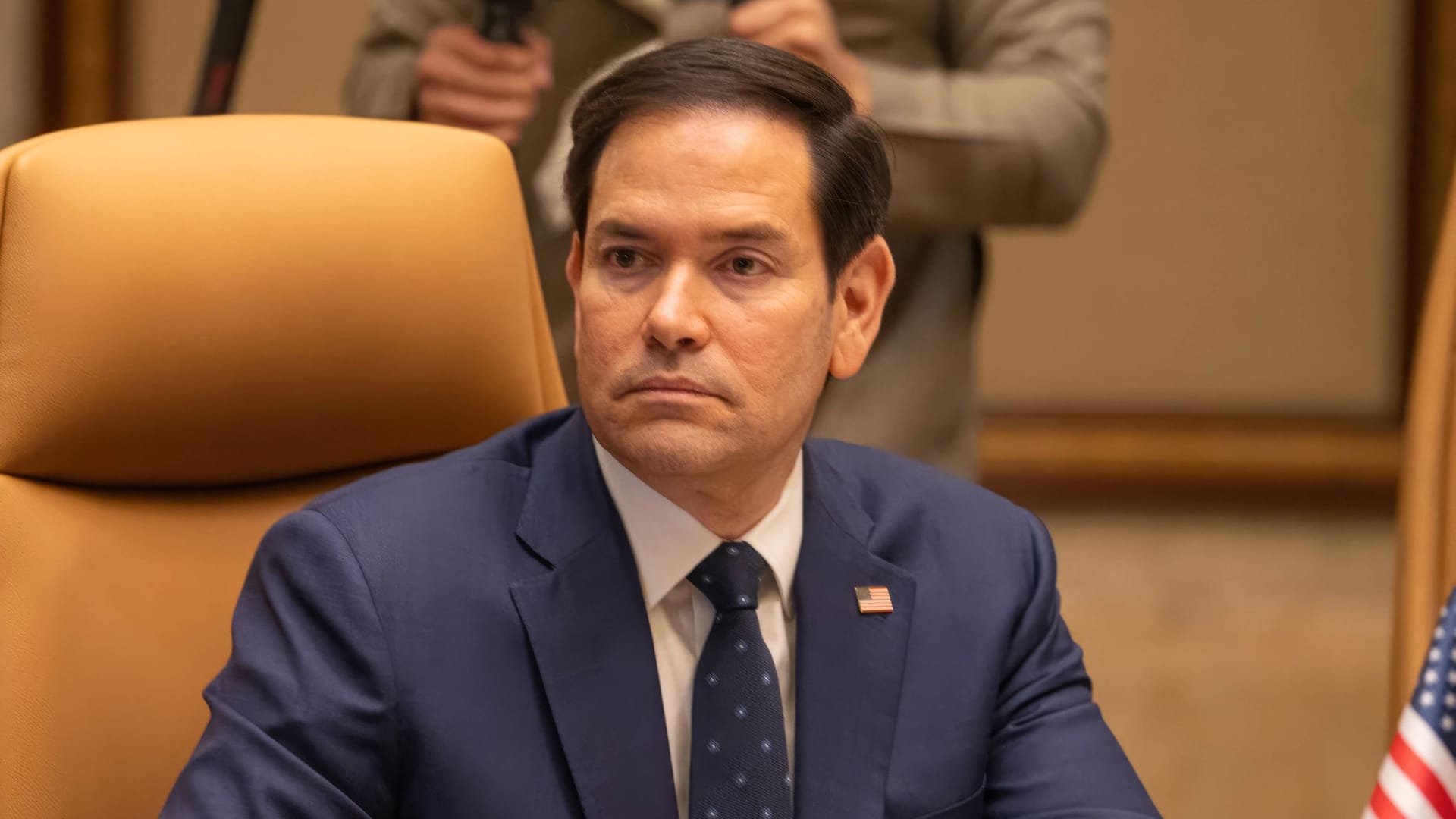 Marco Rubio während der Verhandlungen zwischen den USA und Russland in Saudi-Arabien (Archivbild).