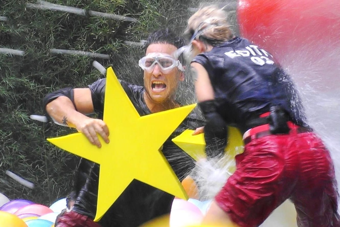 Alles nur gespielt? Timur Ülker und Edith Stehfest in der Dschungelprüfung "Creek der Sterne".