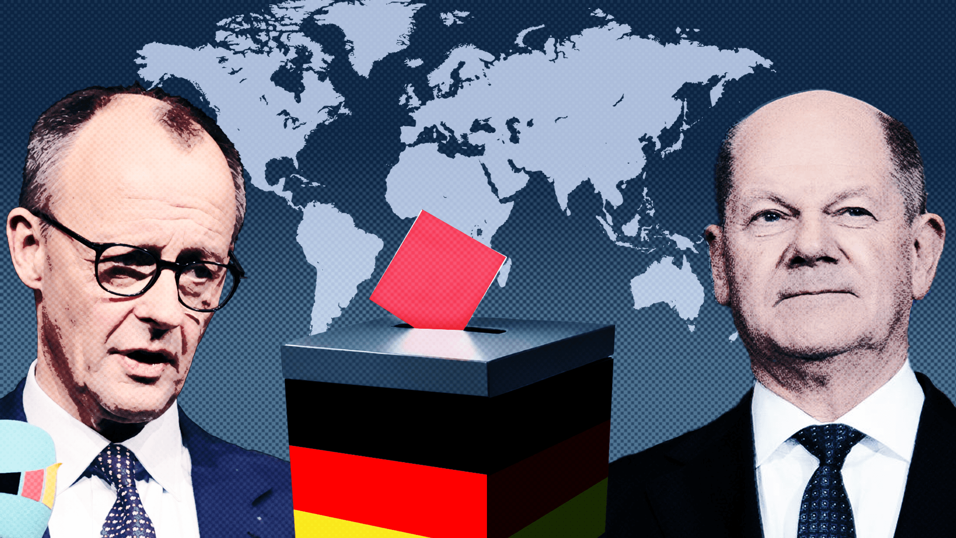 Friedrich Merz (l.) und Olaf Scholz (Montage): Am 23. Februar wird ein neuer Bundestag gewählt.