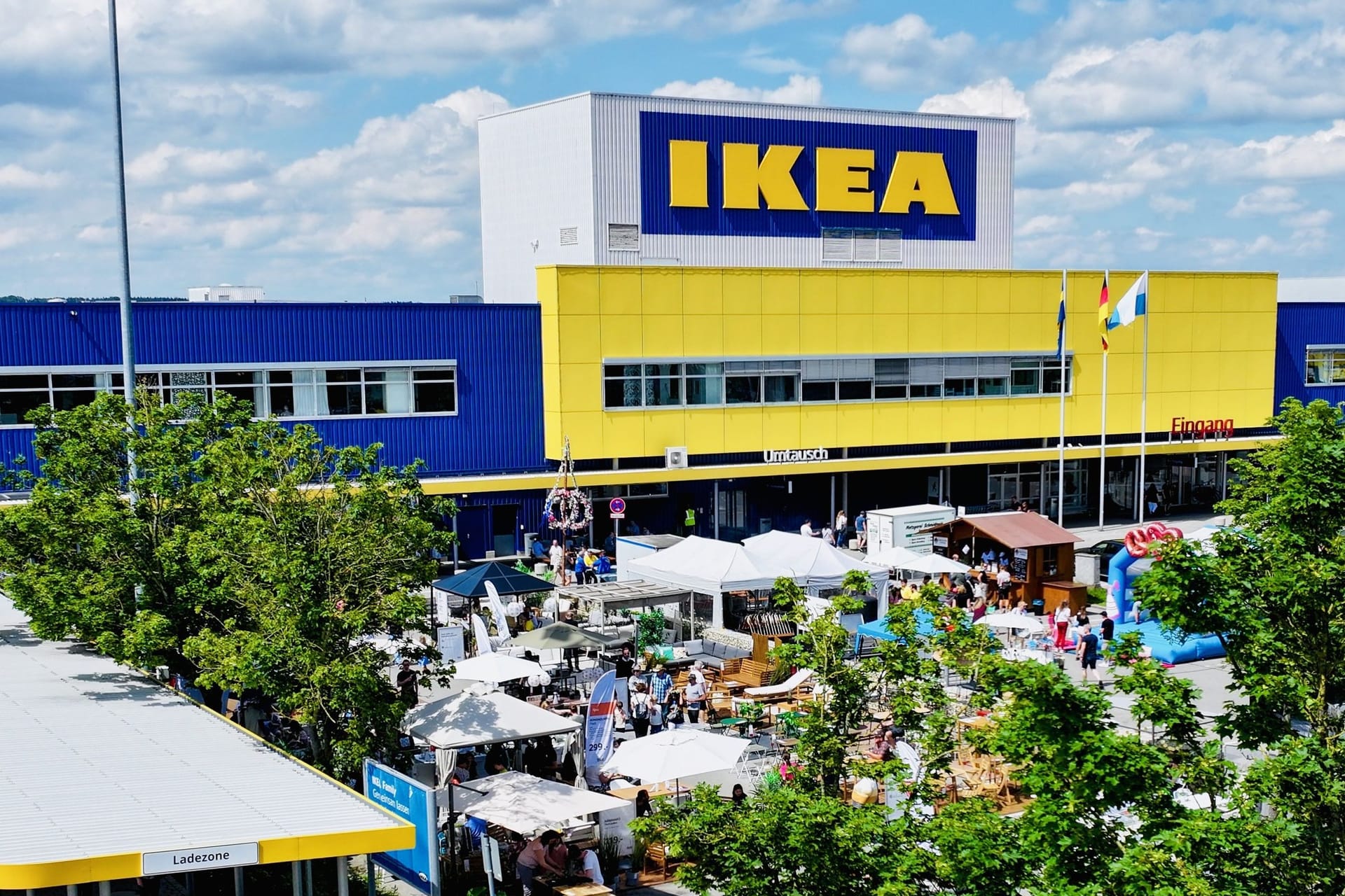 Der Ikea-Standort in Eching (Archivbild): Neu sind die Pläne des schwedischen Einrichtungskonzerns nicht.