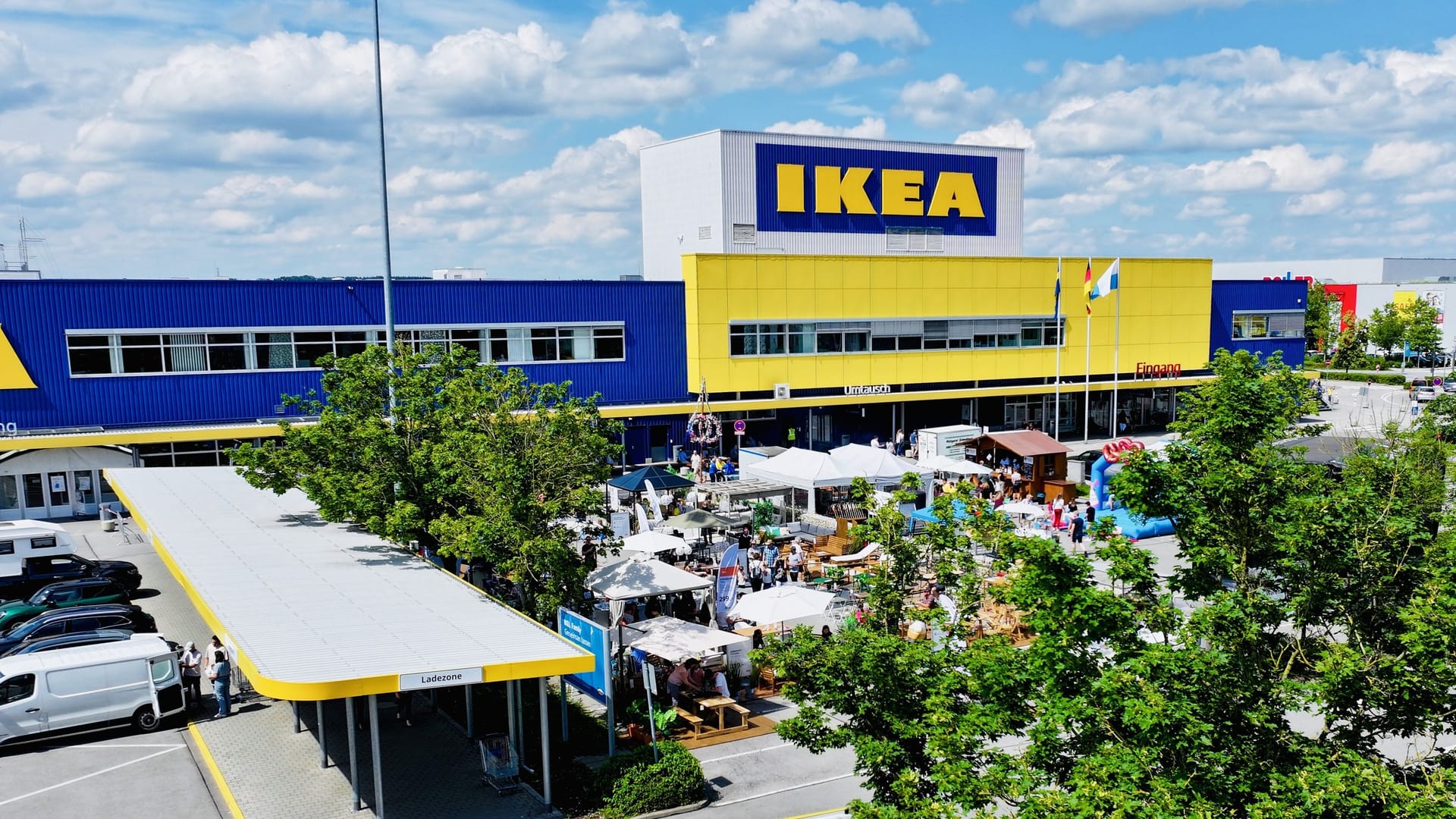 Der Ikea-Standort in Eching (Archivbild): Neu sind die Pläne des schwedischen Einrichtungskonzerns nicht.