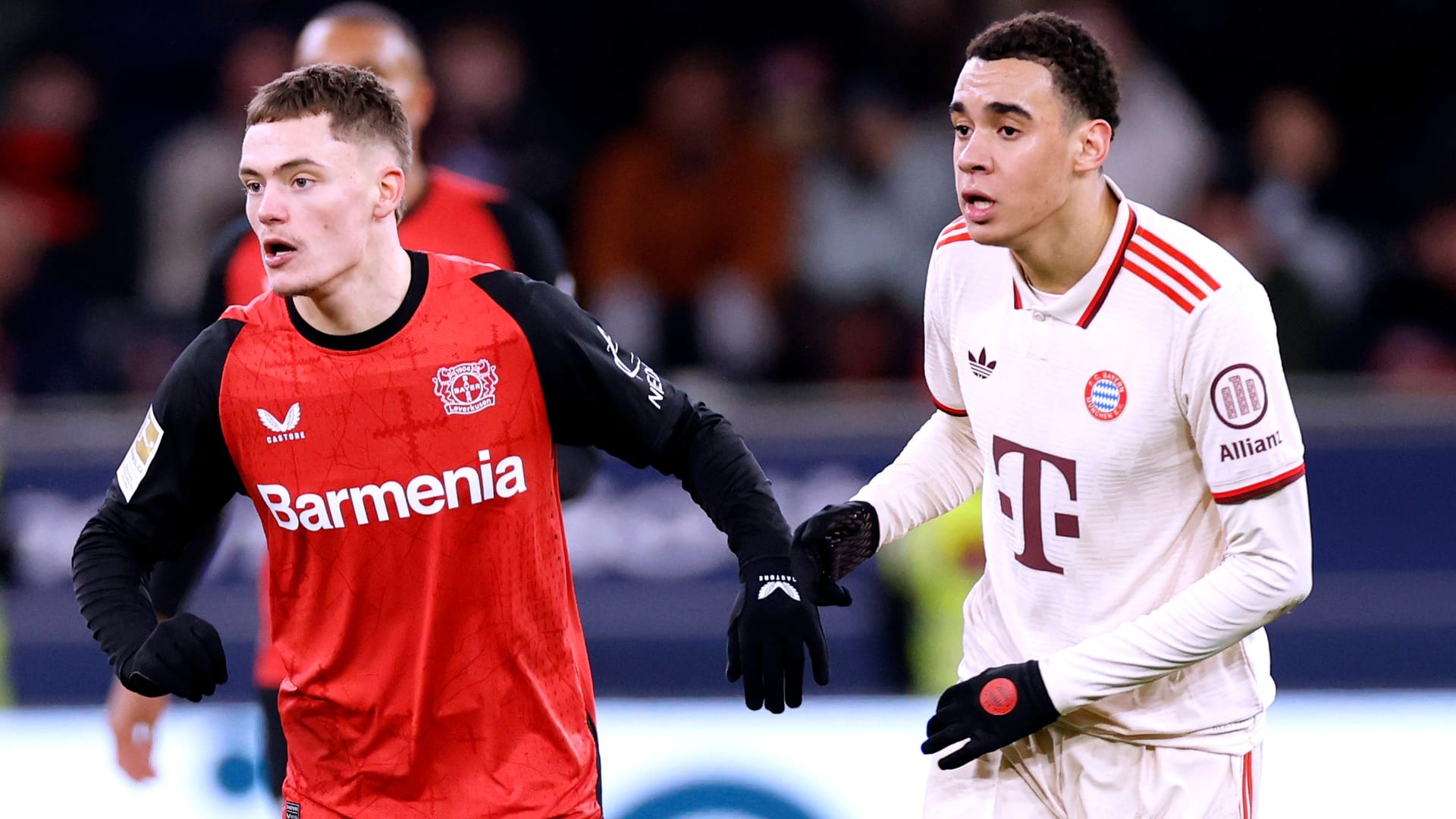 Florian Wirtz (l.) und Jamal Musiala: Die beiden deutsche Toptalente spielen für Leverkusen und Bayern.