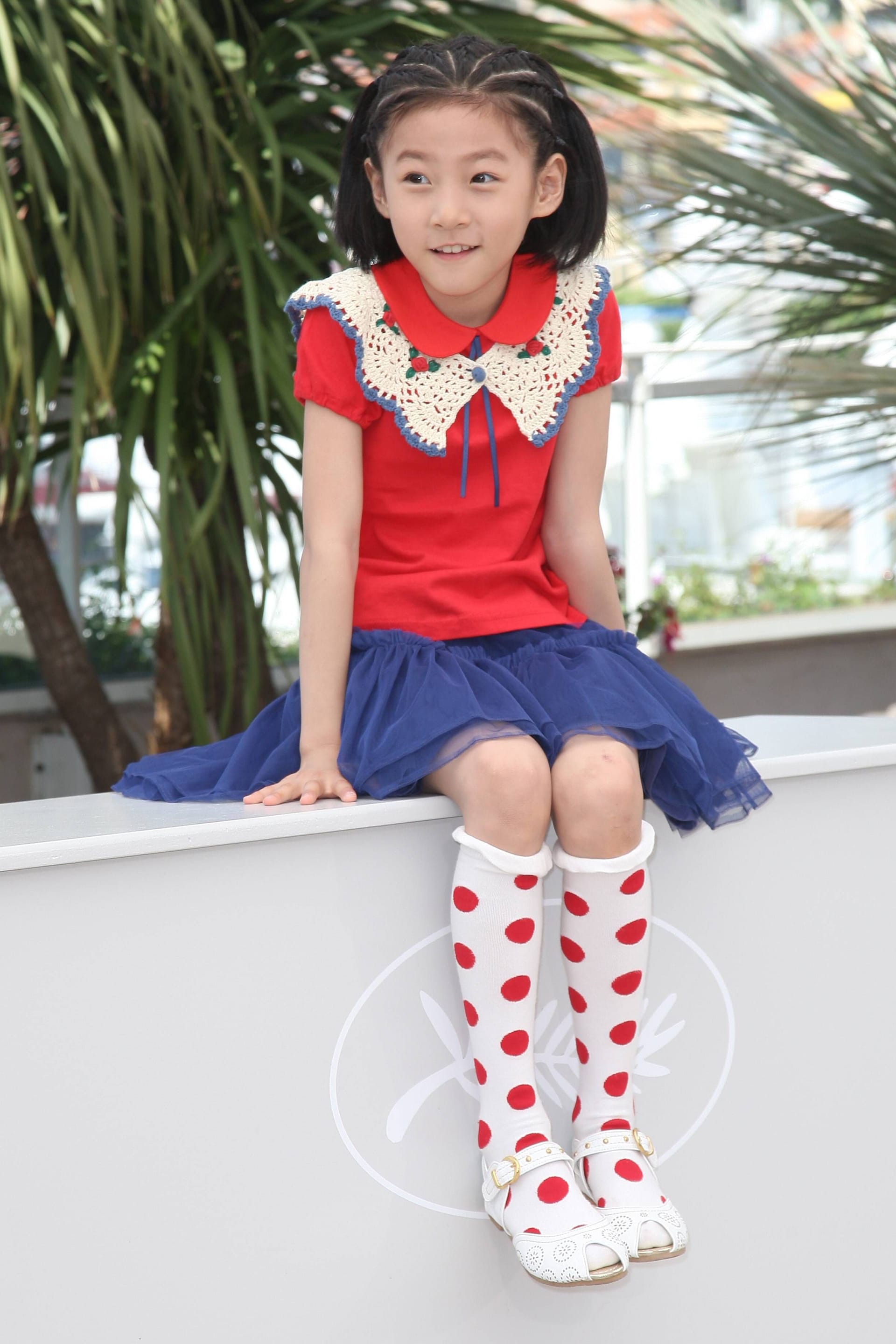 Kim Sae-ron mit nur neun Jahren beim Filmfestival in Cannes 2009.