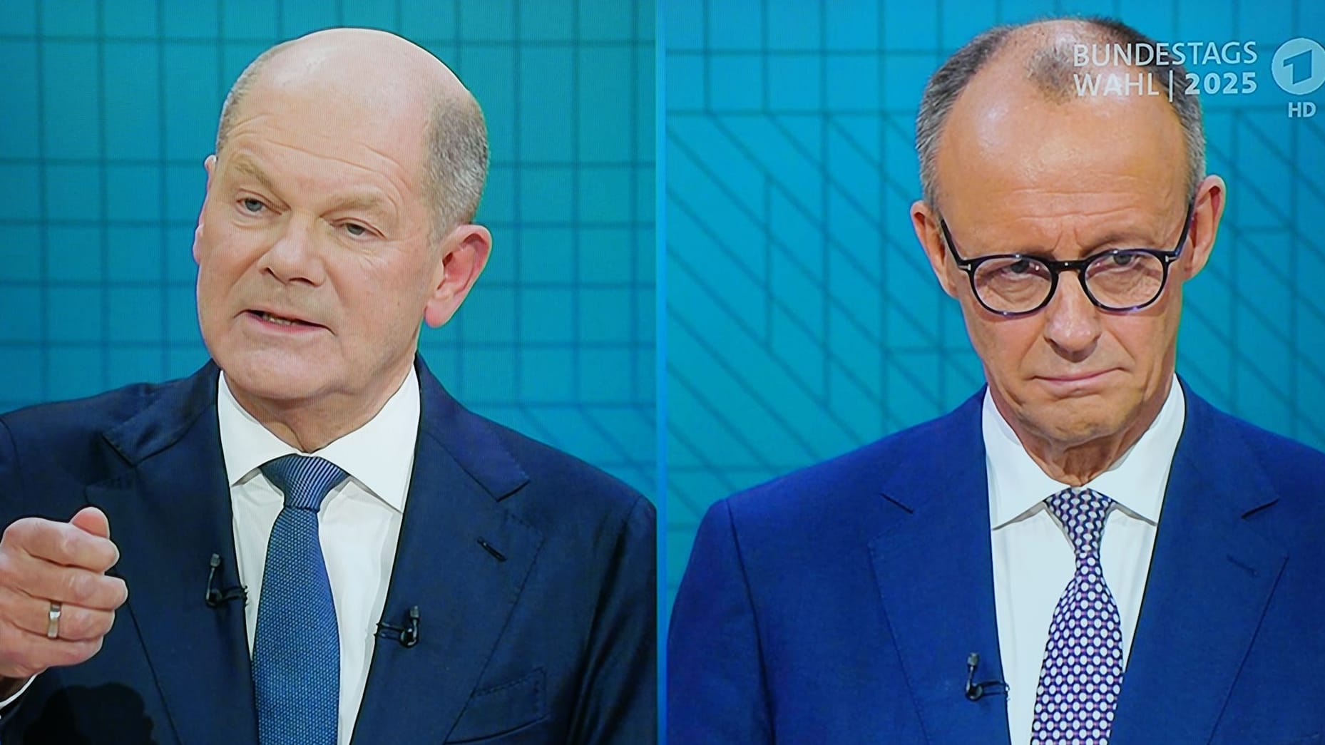 Friedrich Merz und Olaf Scholz: Sie treten im TV-Duell gegeneinander an.