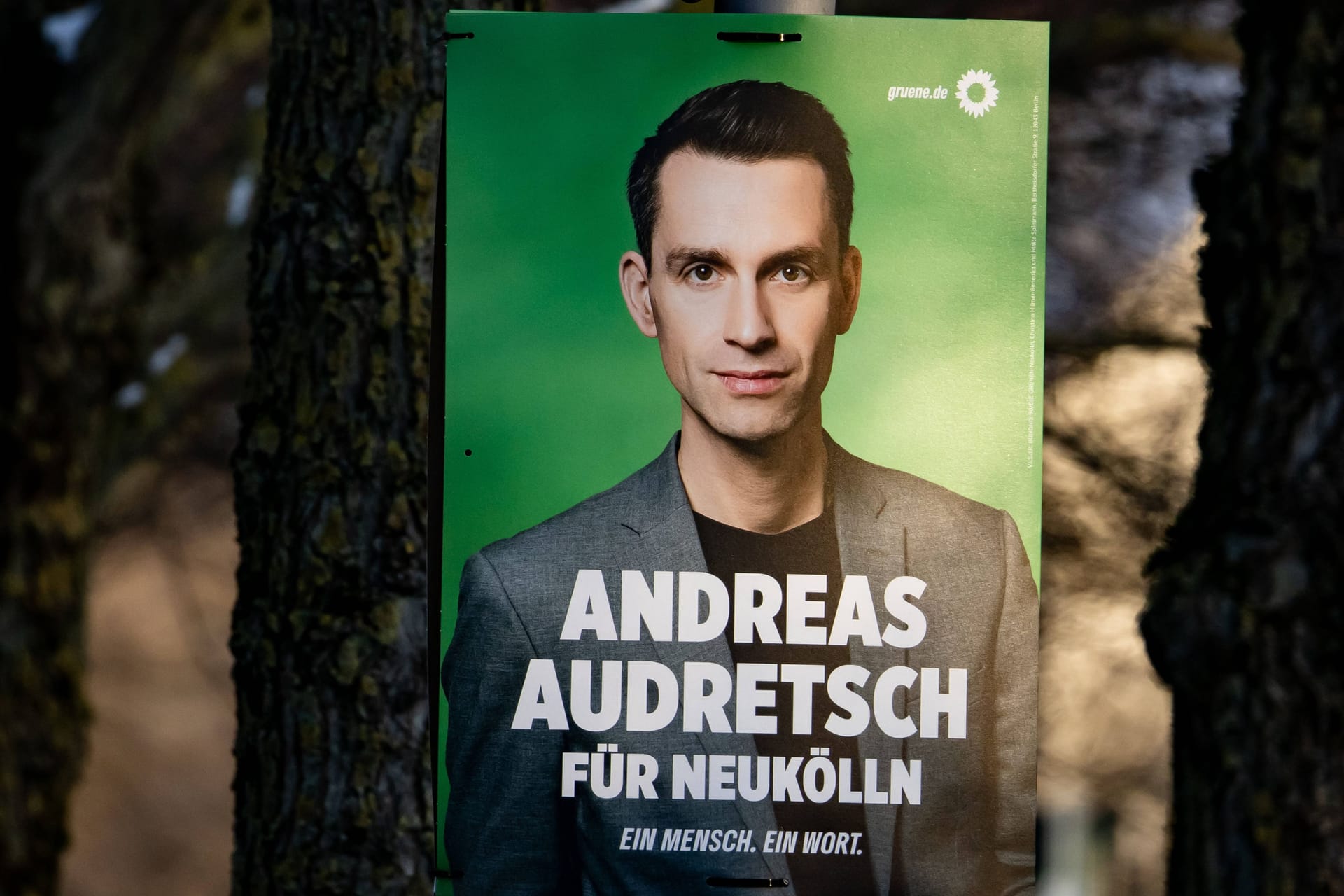 Wahlplakat der Grünen: Viele kennen die Direktkandidaten in ihren Bezirken nicht.