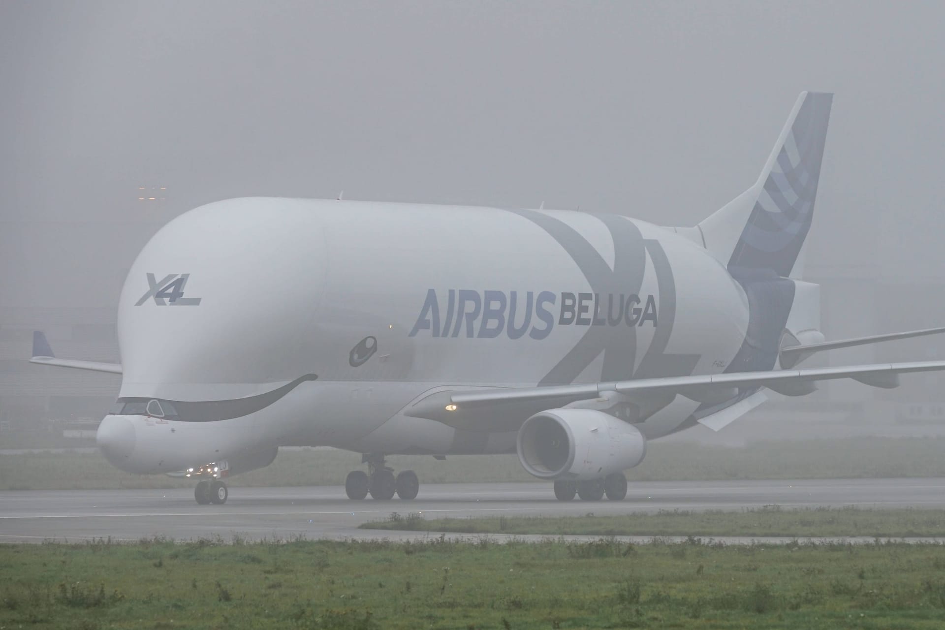 Ein Airbus Beluga XL: Von dem Transportflugzeug des europäischen Flugzeugbauers gibt es weltweit nur sechs Exemplare. Zuletzt hatte es zwei Notlandungen gegeben.